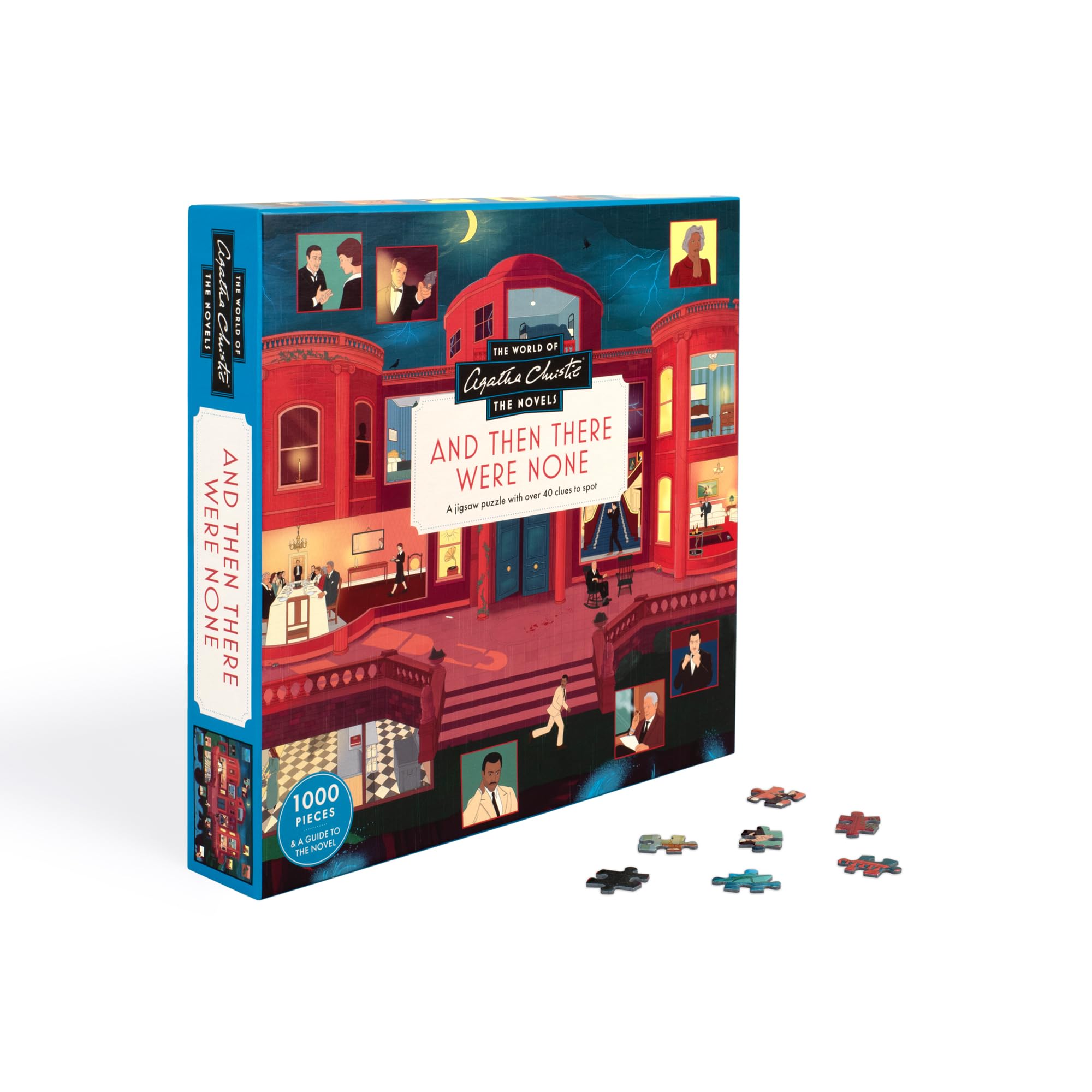 Laurence King Agatha Christie - Then There Were None 1000 Piece Jigsaw Puzzle | 1000 Pieces | Teen and Adult 3