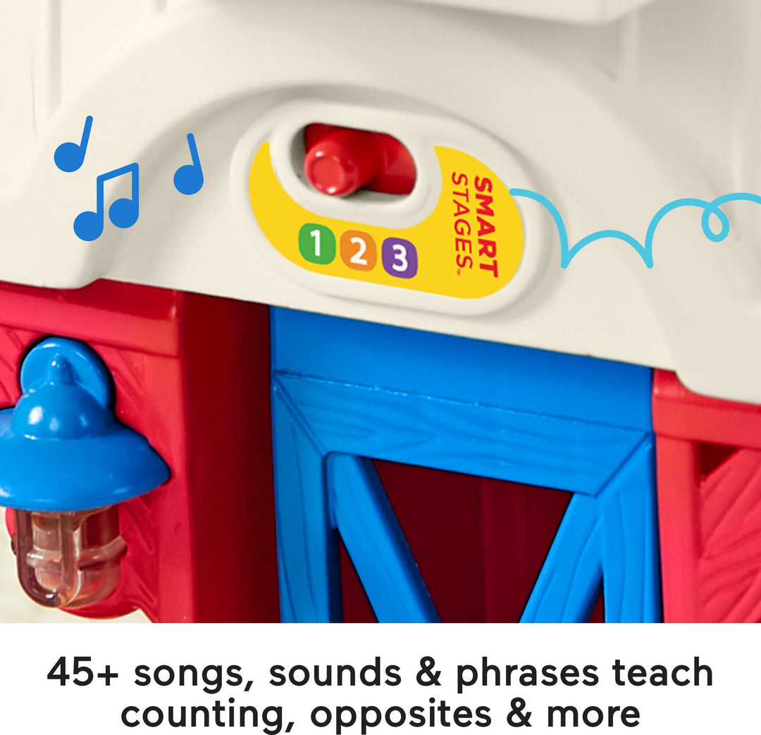 Fisher-Price Little People Caring for Animals Farm - Interactive Electronic Playset for Toddlers 1-5