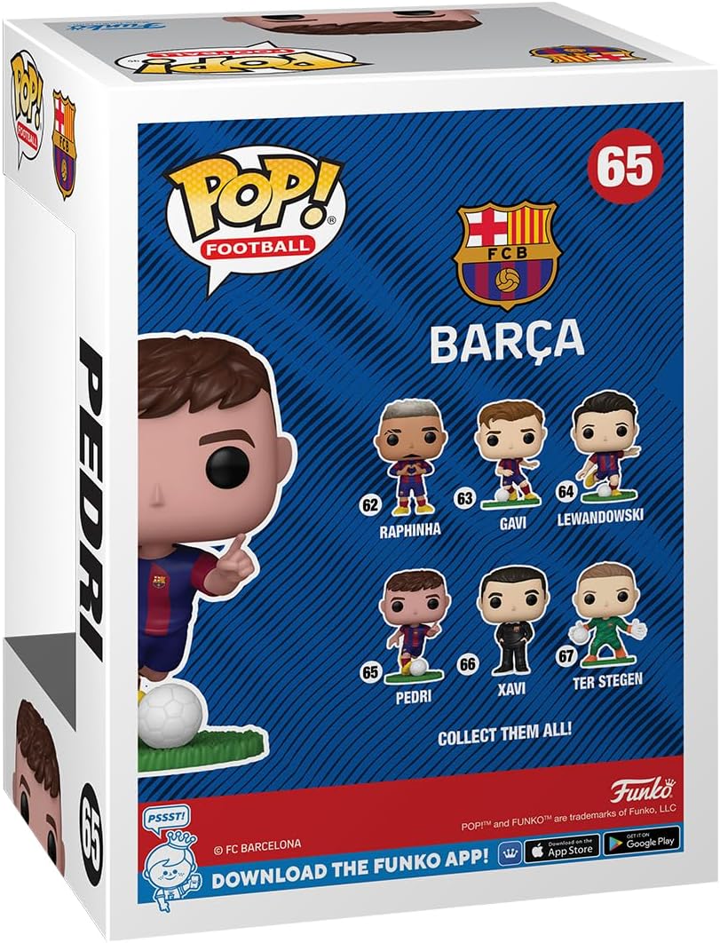 Funko Pop! Football: Pedri López - Barcelona FC Vinyl Figure (72237) 6