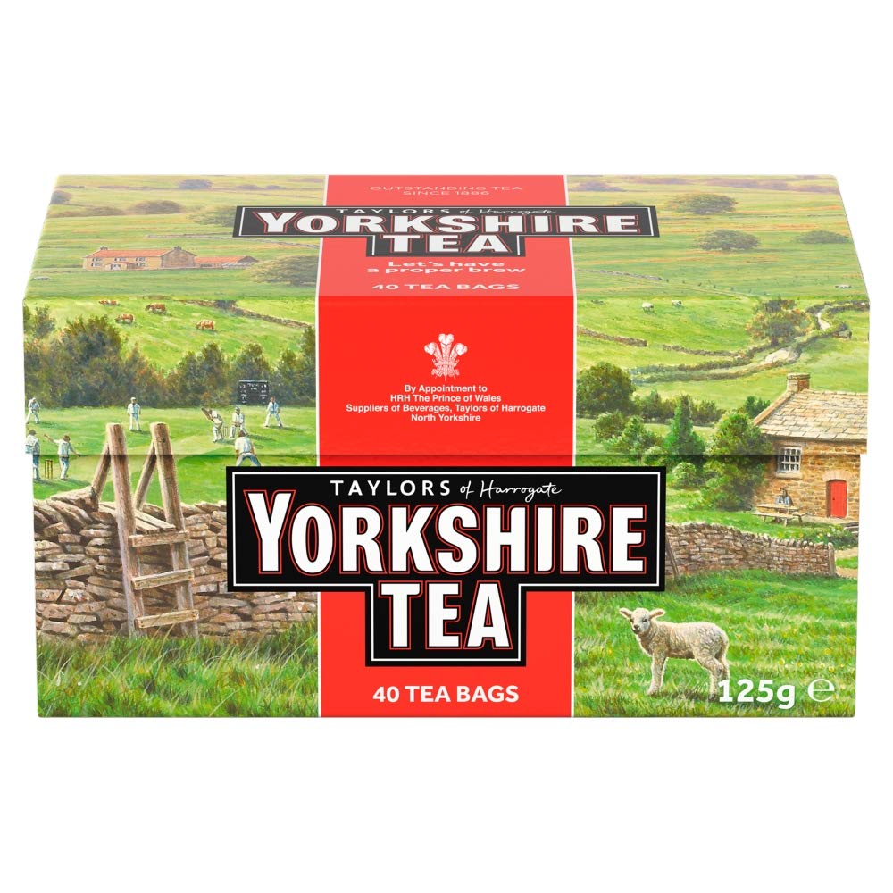 Yorkshire Tea 5 Boxes of 40 Tea Bags (200 Total) - Rich, Full-Bodied Black Tea Blend