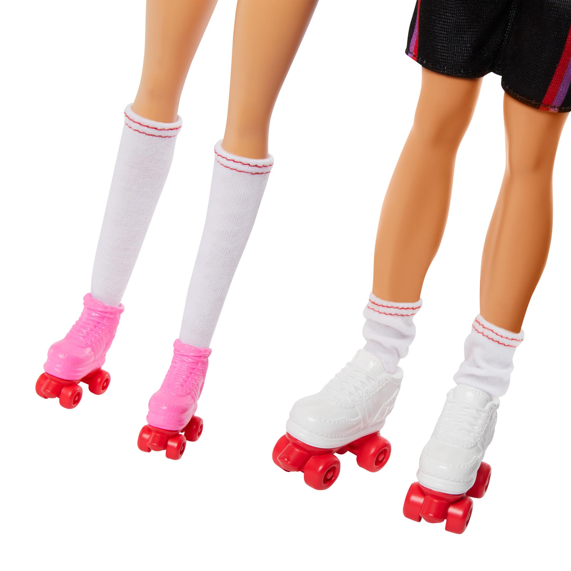 Barbie Fashionistas Roller-Skating Barbie & Ken 2-Doll Set with 6 Accessories | 65th Anniversary Collectible HXK90 5