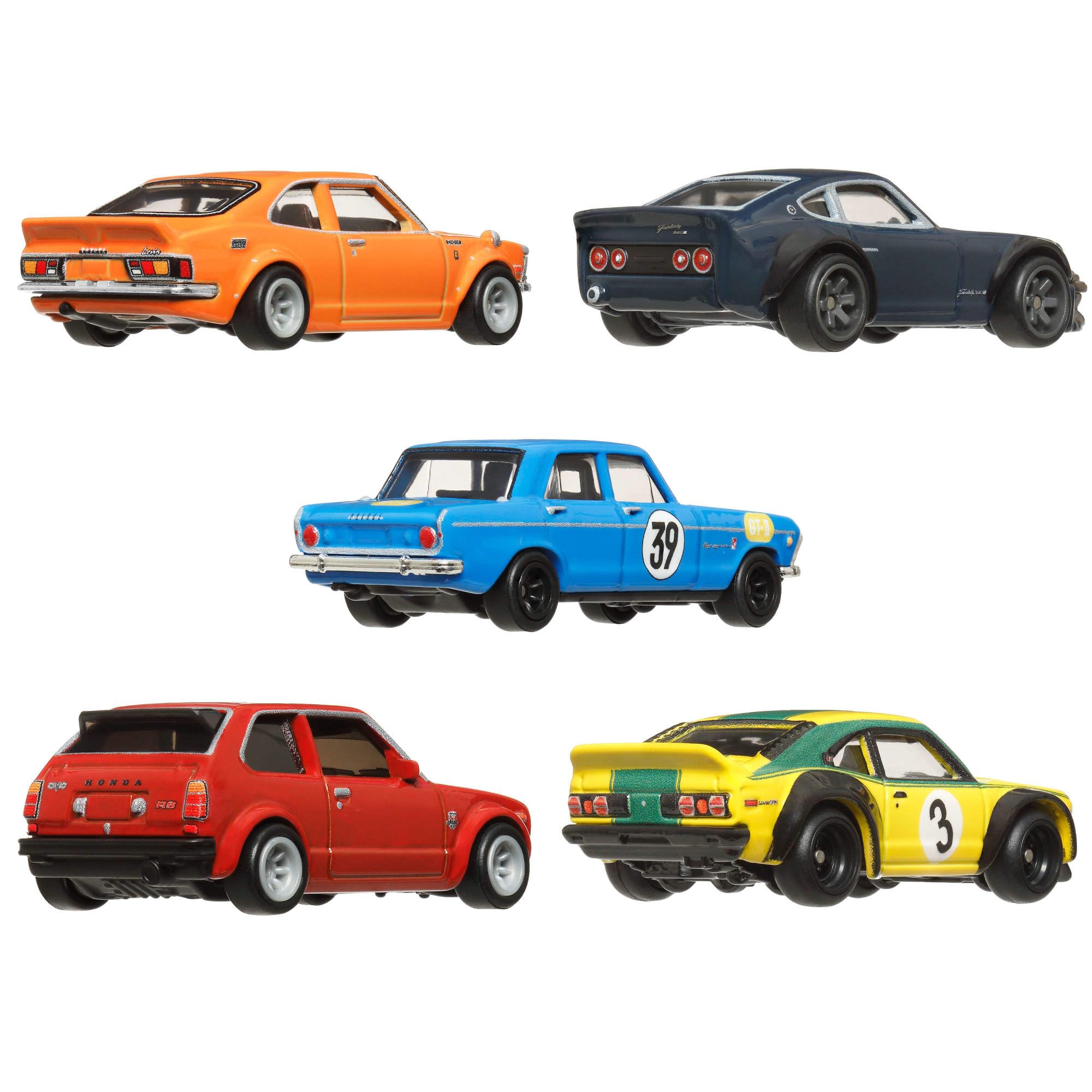 Hot Wheels Premium Car Culture - Japan Historics 4 Set of 5 Die-Cast Vehicles | 1:64 Scale 4