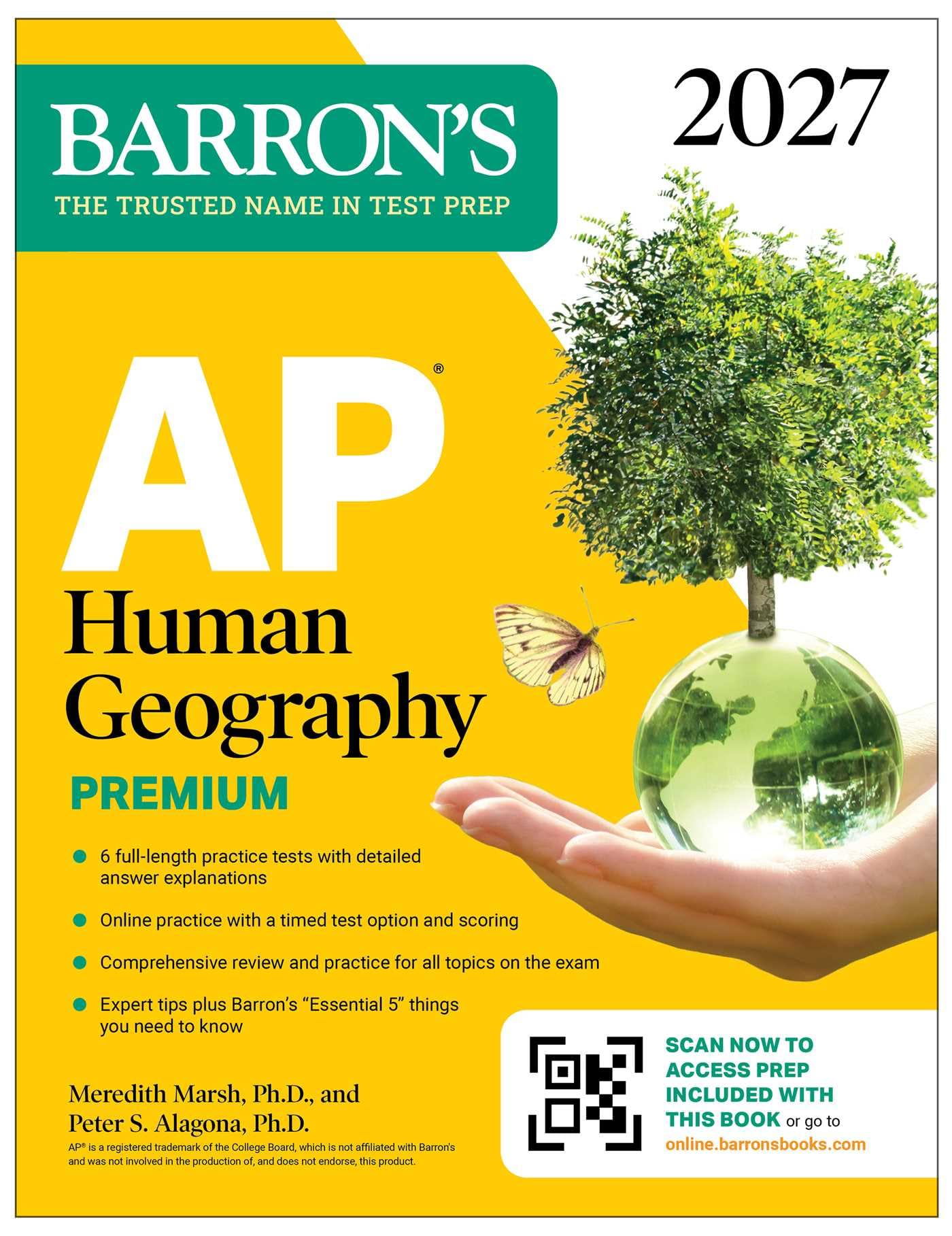 Barrons Educational Series AP Human Geography Premium, 2027 - 6 Practice Tests | Paperback | English