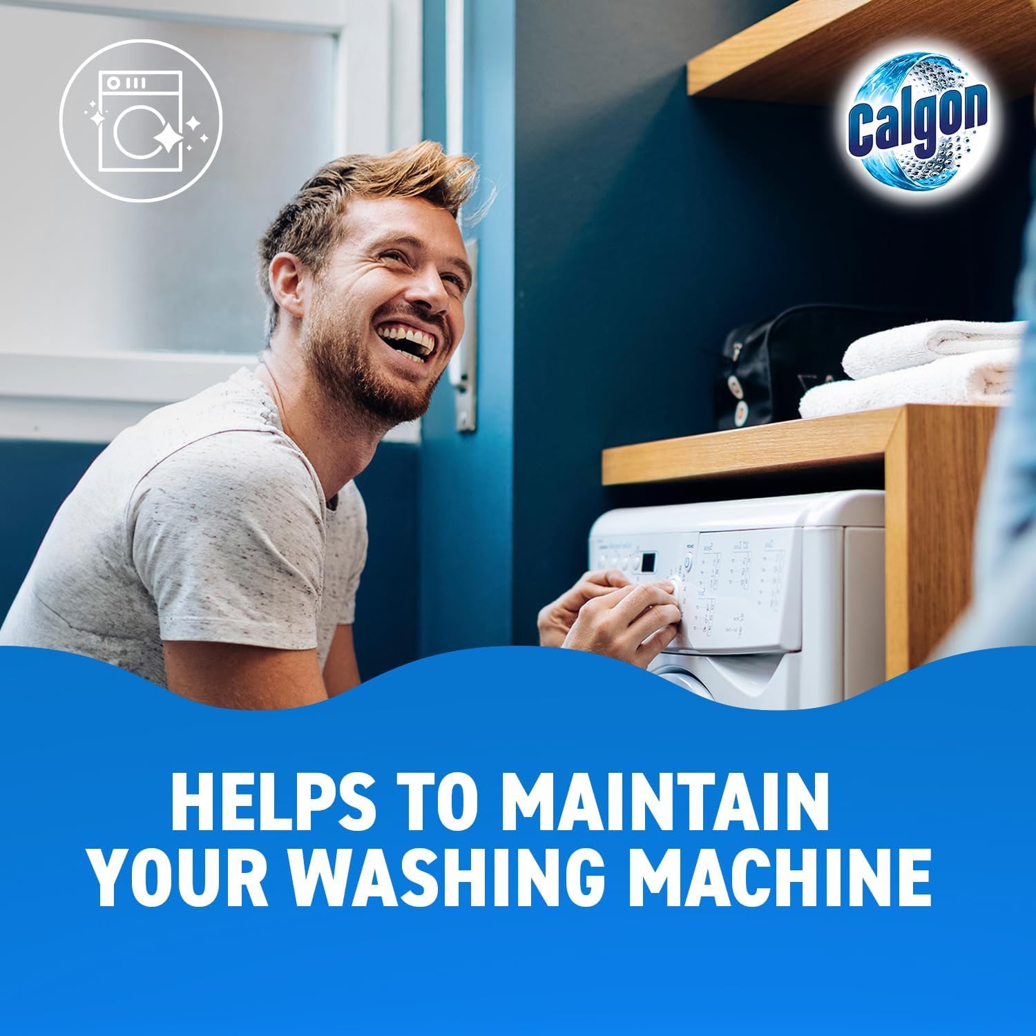 Calgon 4-in-1 Washing Machine Water Softener Tablets - 75 Tablets 11