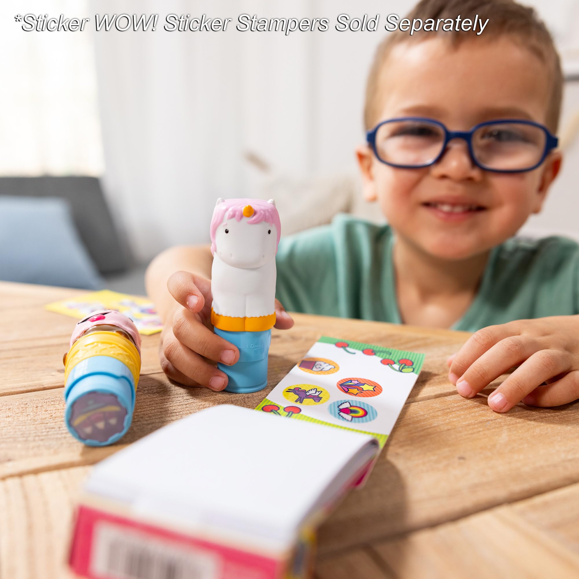 Melissa & Doug Sticker Wow! Mini Activity Pad & 200 Refill Stickers | Favourite Things Theme | Ages 3+ 8