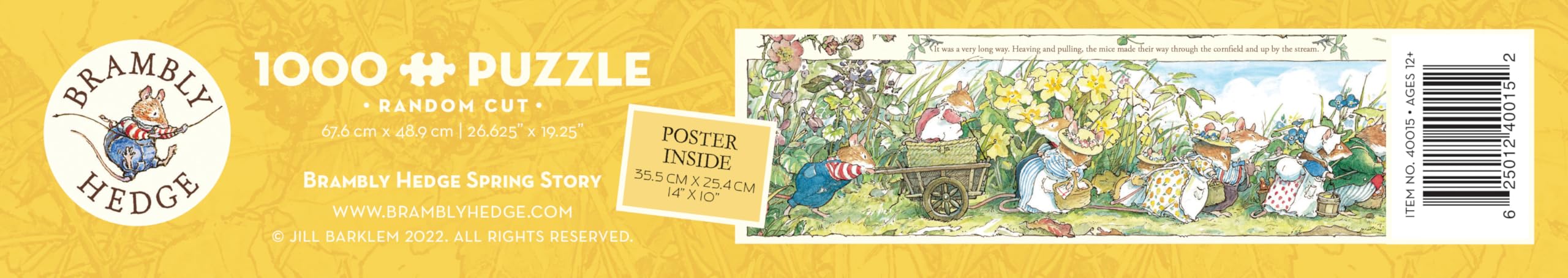 Cobble Hill 1000 Piece Jigsaw Puzzle - Brambly Hedge Spring Story 6