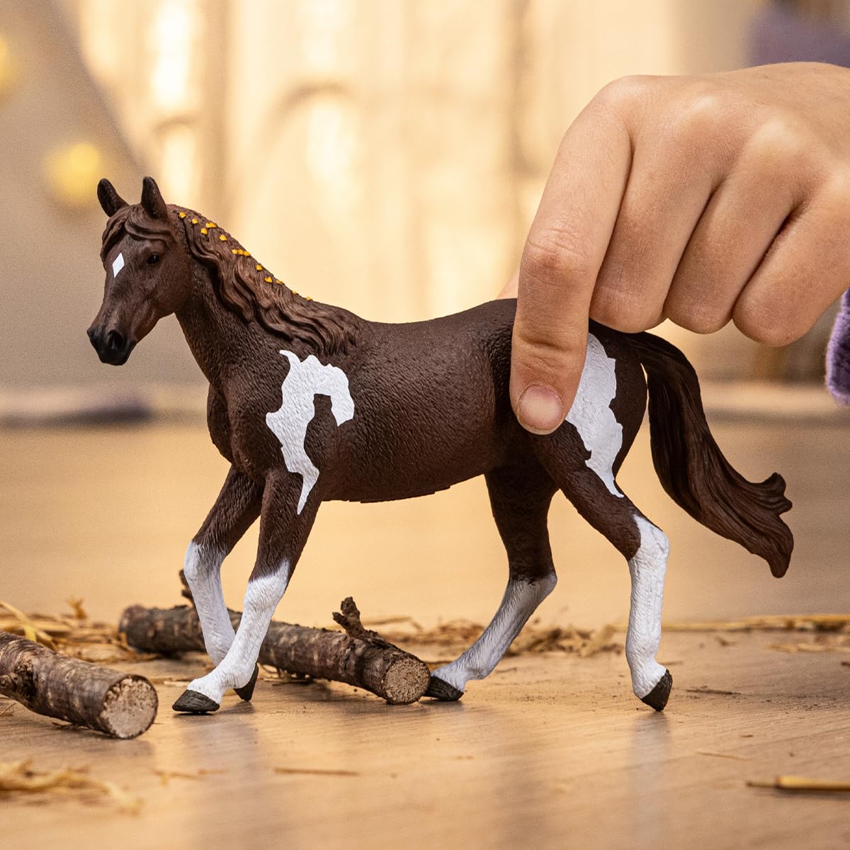 Schleich 14901 Paint Horse Mare Figurine - HORSE CLUB | Ages 5+