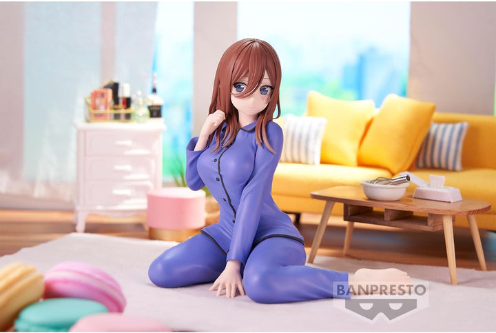 Banpresto The Quintessential Quintuplets - Miku Nakano Action Figure (BP89533P)