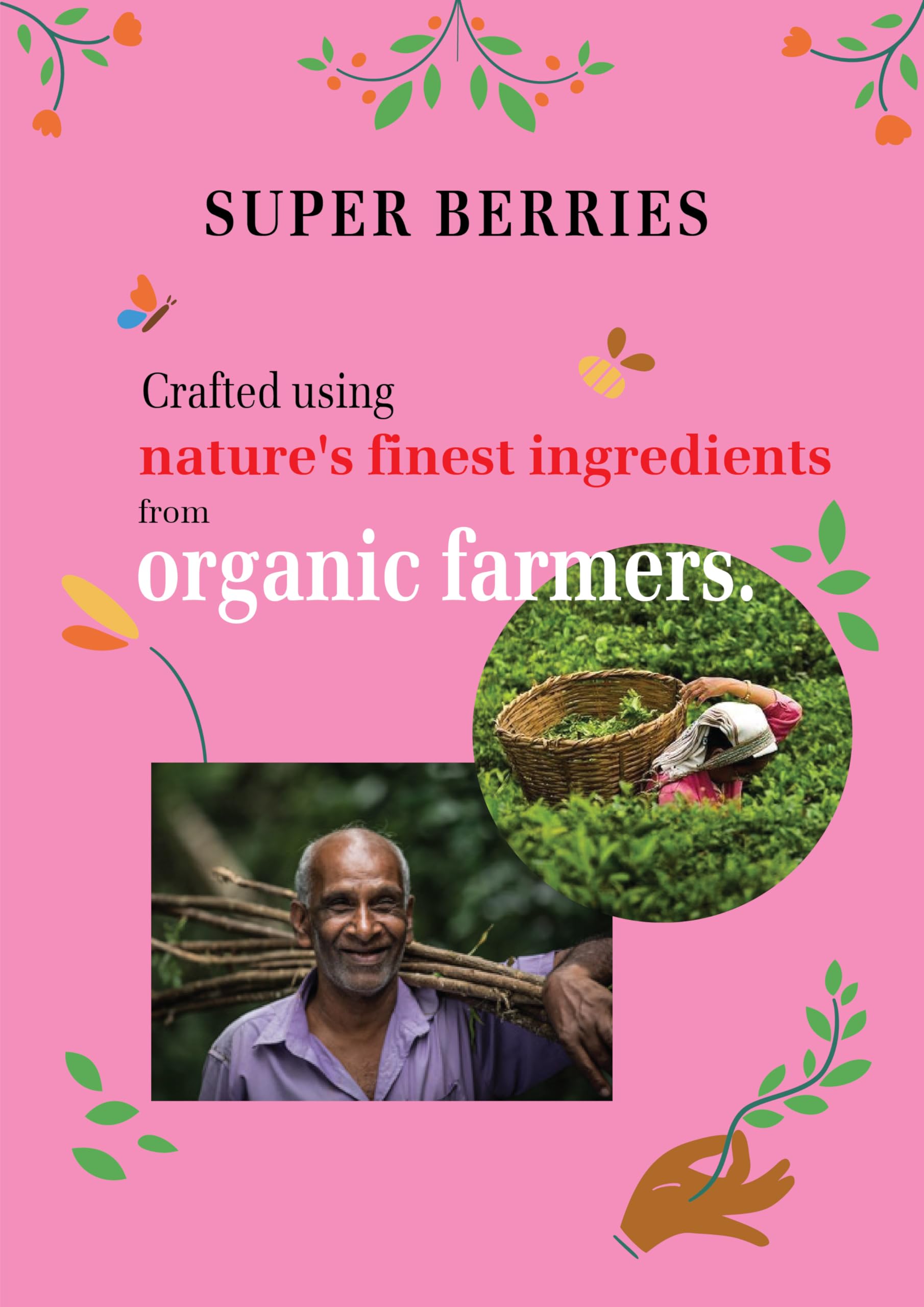 English Tea Shop Super Berries - Organic Fruit Tea, 3 x 20 Tea Bag Sachets (60 Total), 120 g 4