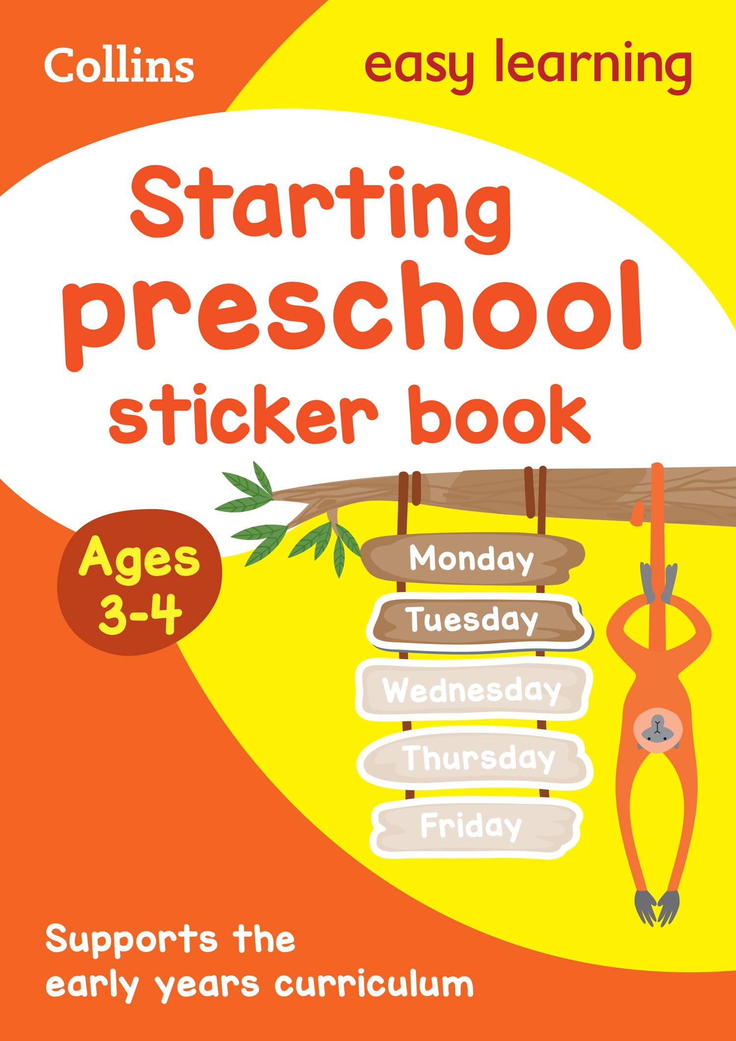 Collins Starting Preschool Sticker Book Ages 3-4 (Easy Learning) 1