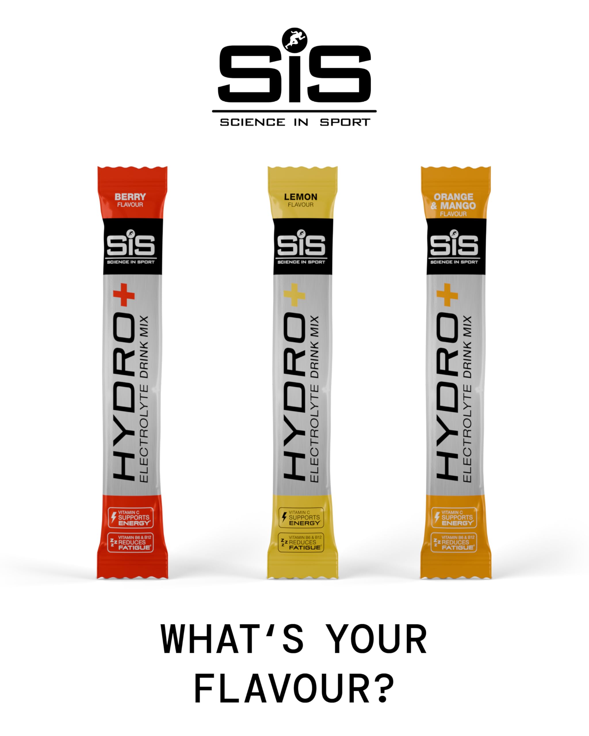 Science in Sport Hydro+ Electrolytes Powder Sachets with 5 Essential Electrolytes | Berry | 20 Servings 6