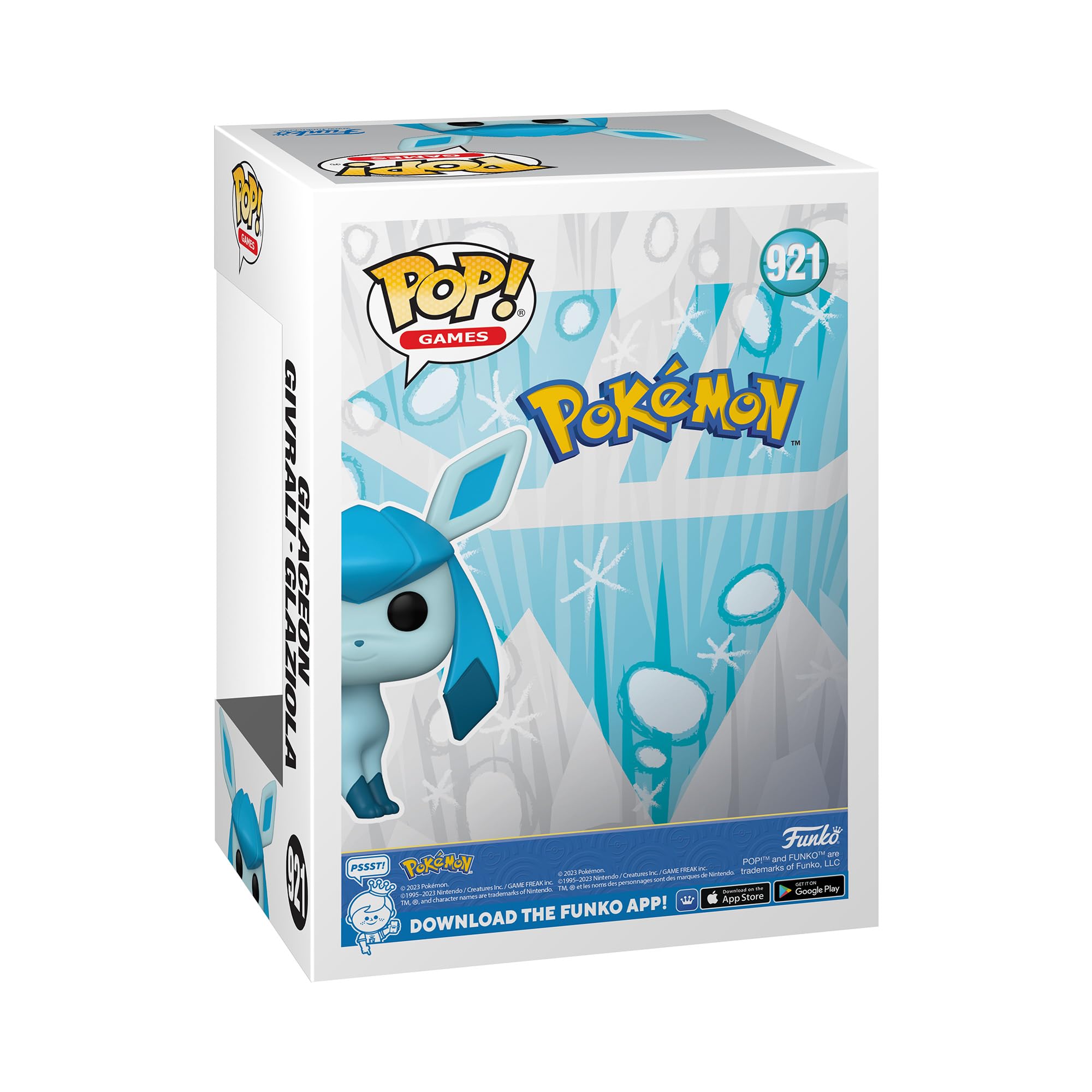 Funko POP! Pokemon Glaceon Vinyl Figure - 3.75 Inches - Purple 3