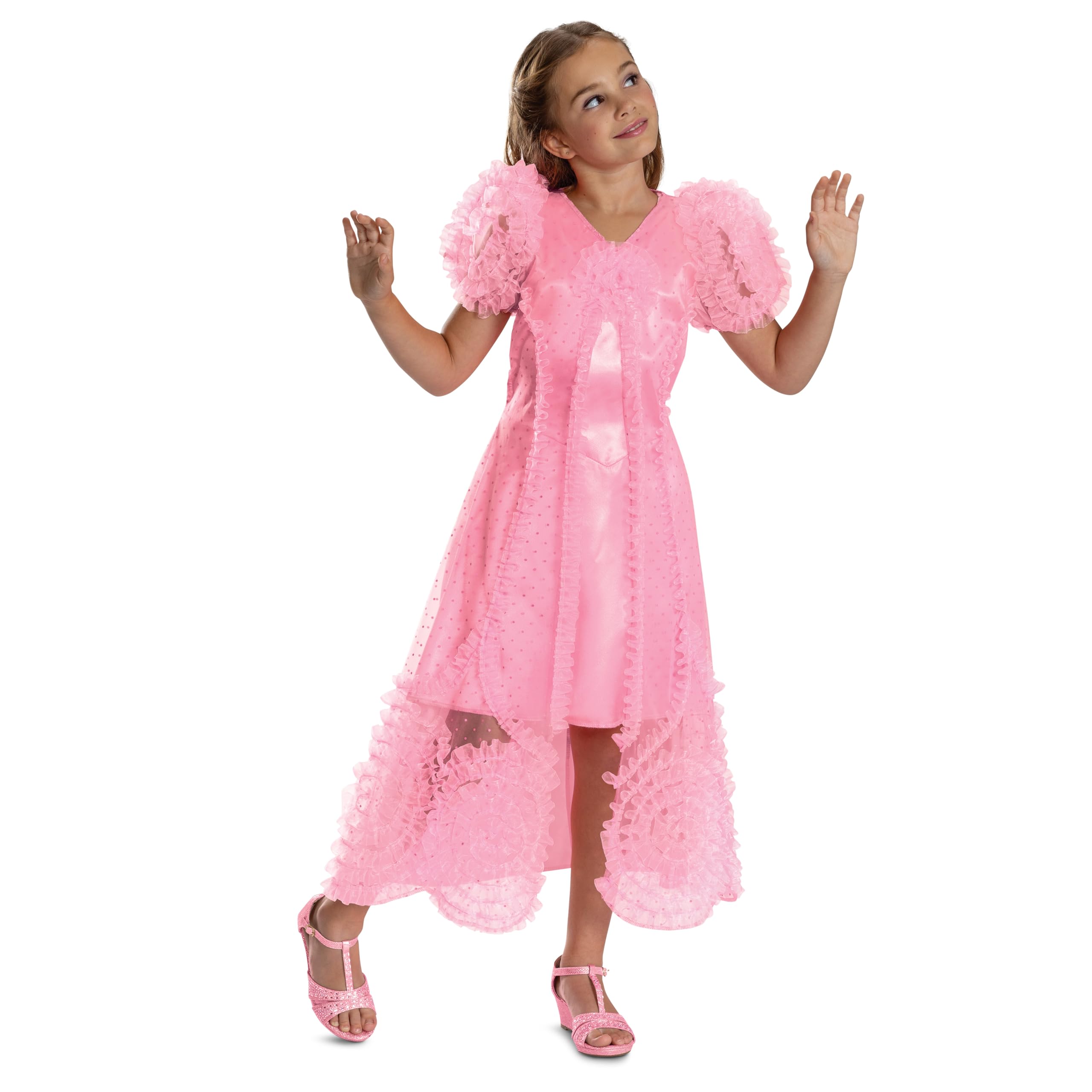 Wicked Glinda Fancy Dress Costume for Kids by Disguise | Size 7-8 Years | Polyester 5