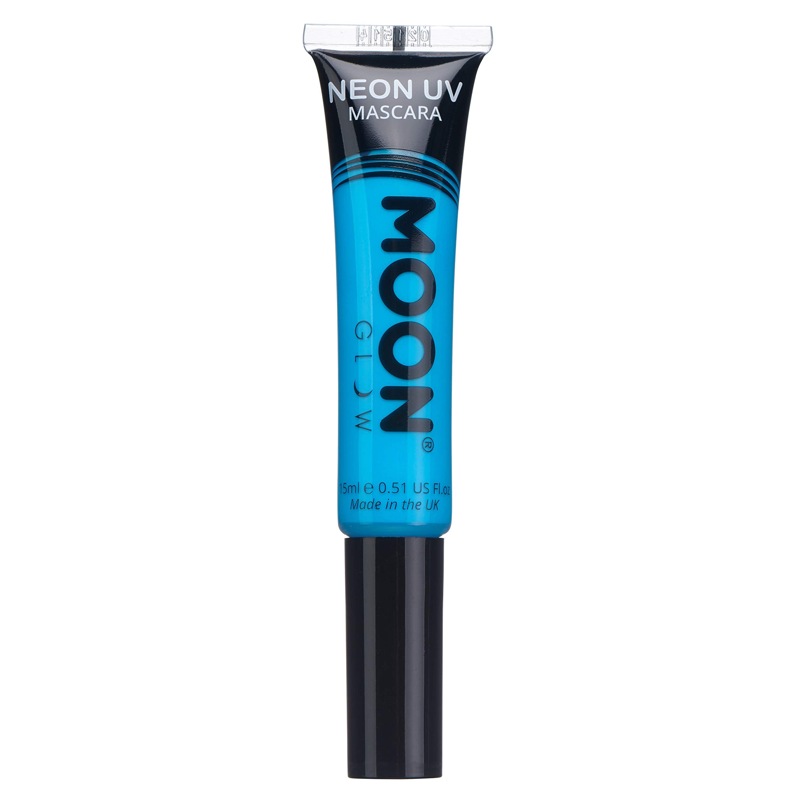Moon Glow Intense Neon UV Mascara (20g) - Bright Blue, Fluorescent Glow Under UV/Blacklight 7