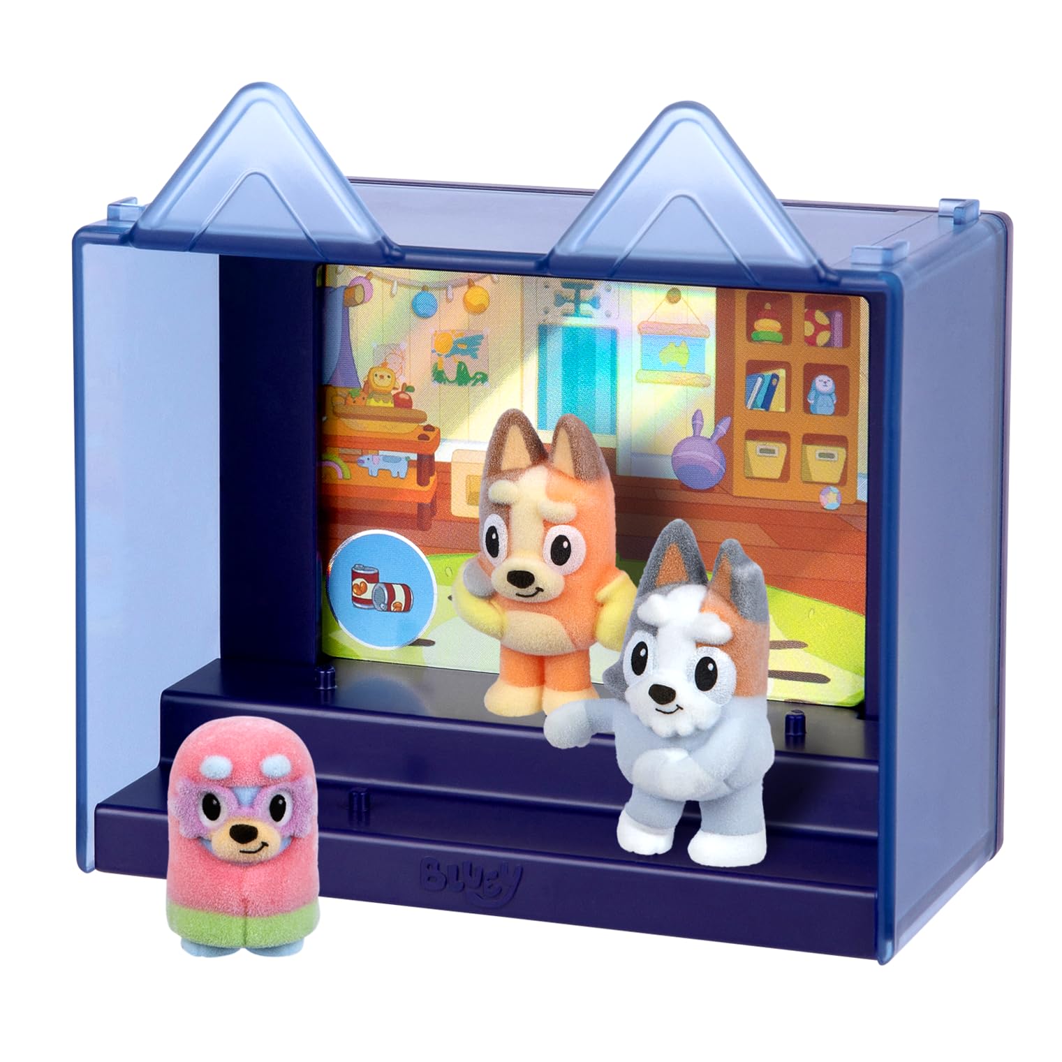 Bluey Fuzzies Episode Pack: Grannies with 3 Specially Flocked Collectible Figures | Ages 3+ 2