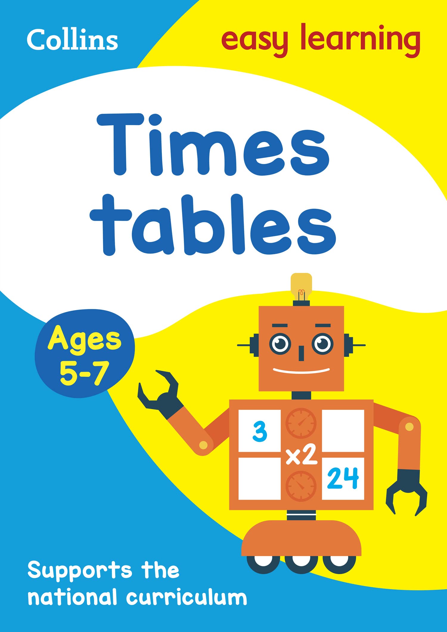Collins Times Tables Ages 5-7 - Maths Practice Book | KS1 | English