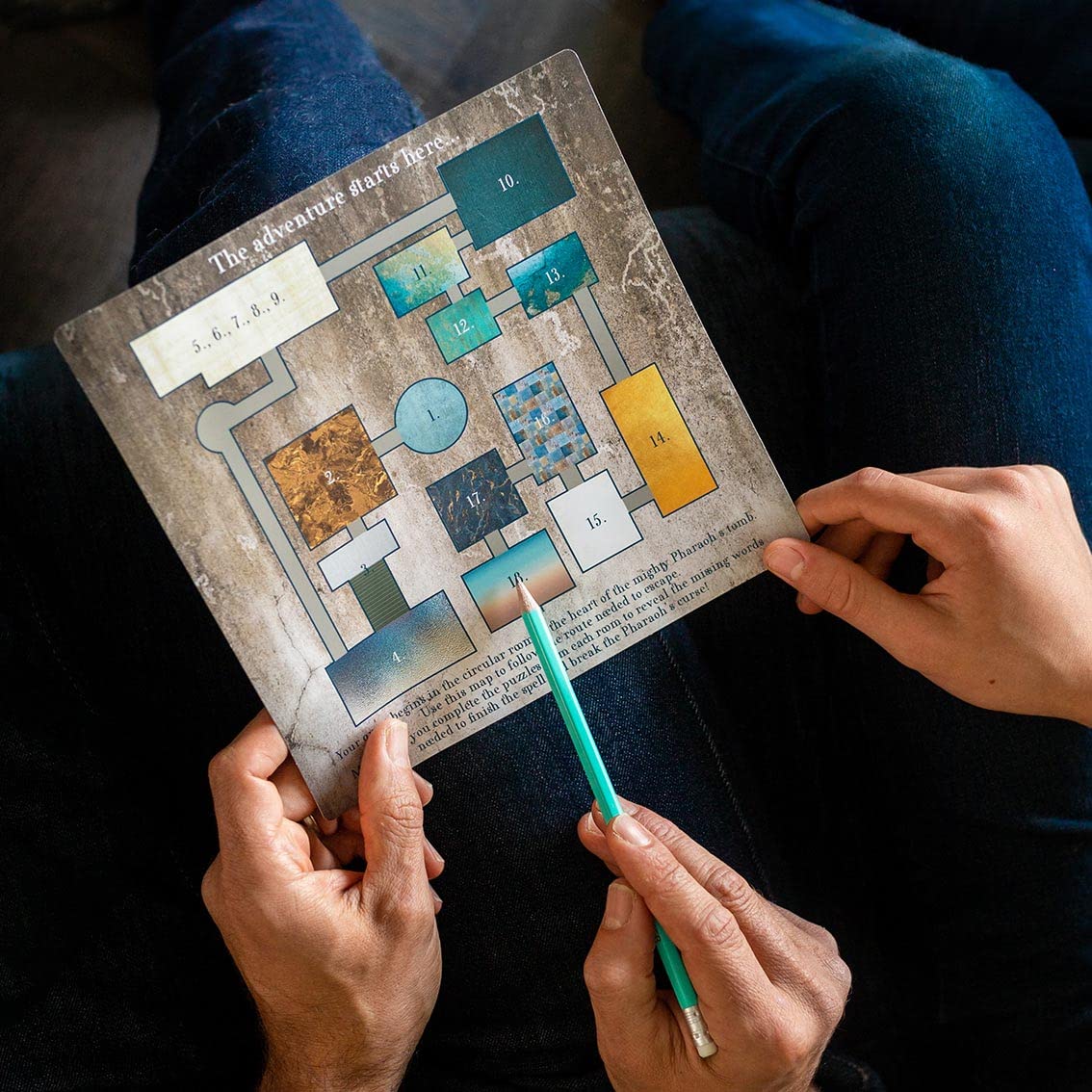 Talking Tables Egyptian Theme Host Your Own Escape Room Game for Kids 5