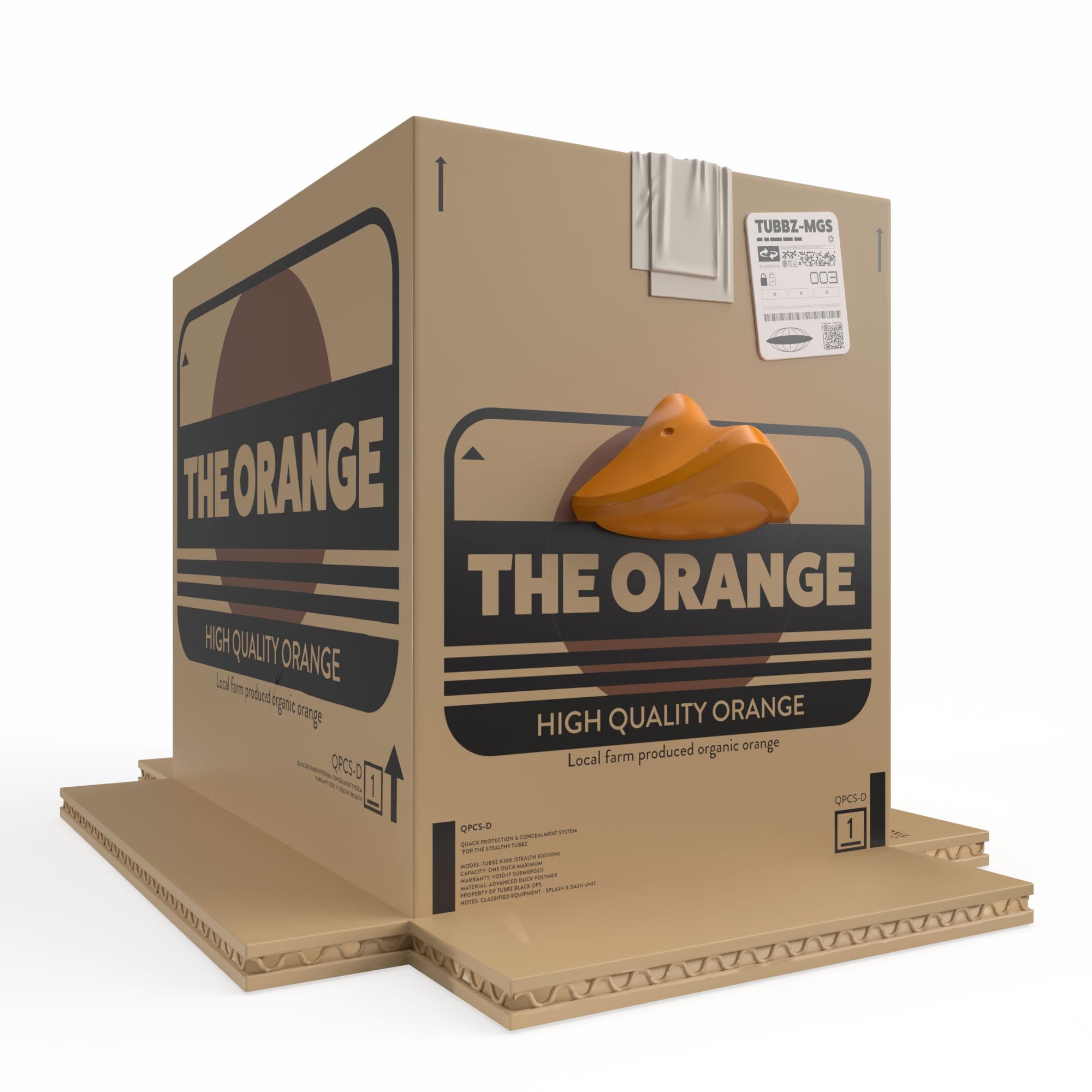 TUBBZ Boxed Edition: Metal Gear Solid - The Orange Box Cosplaying Rubber Duck