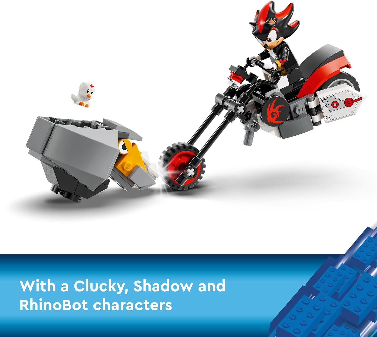 LEGO Sonic the Hedgehog Shadow the Hedgehog Escape Motorbike Playset - Building Set for Kids 8+ 2