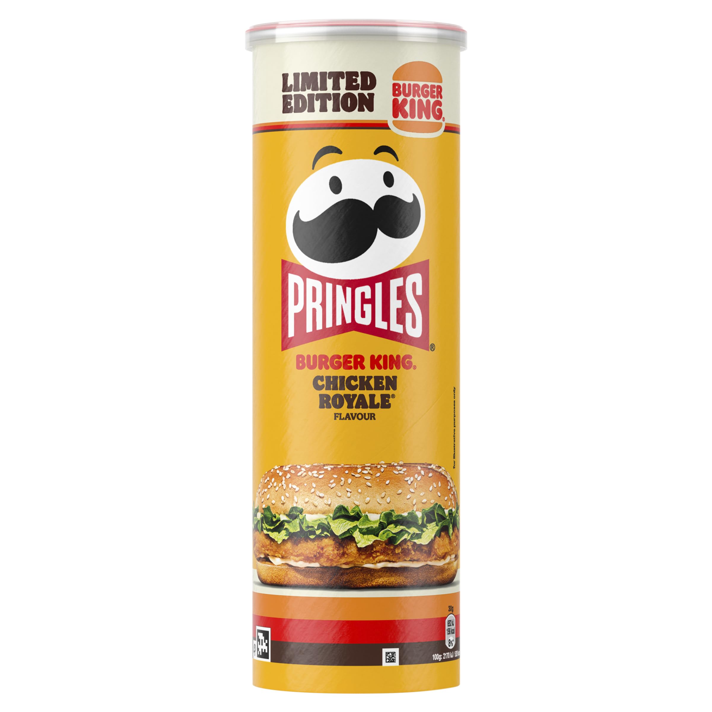 Pringles Burger King Chicken Royal Crisps - Savoury Snack | 165g Tube 1