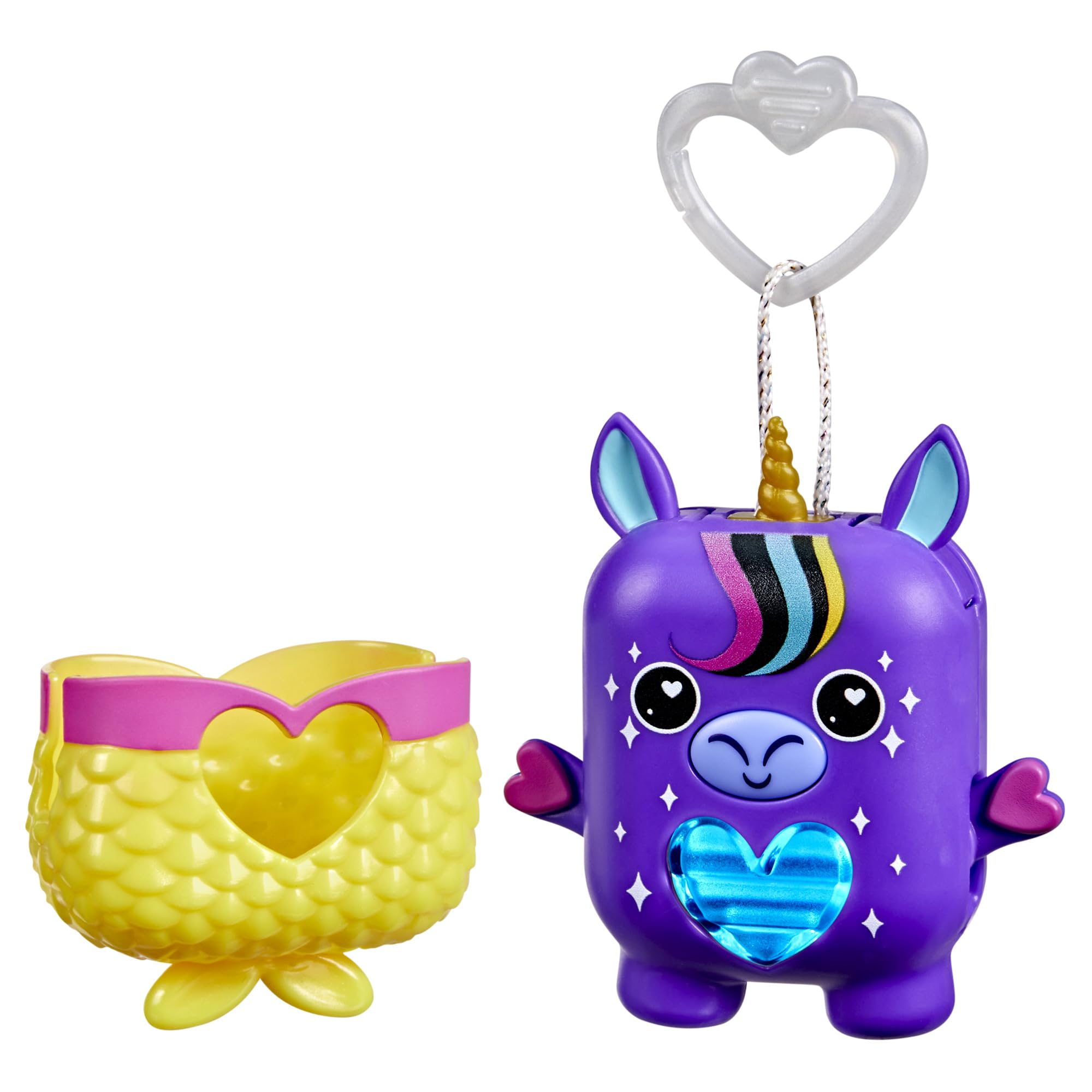 Hasbro Nano-Mals Stardream the Unicorn - Electronic Fidget Pet with Light-Up Heart, 70+ Reactions & Silent Mode 10