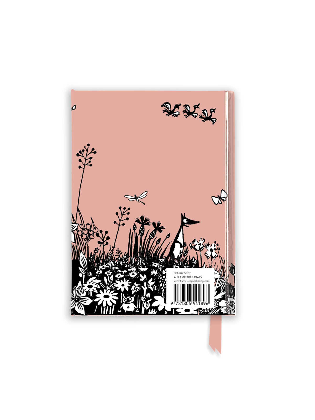 Flame Tree Gift Moomin Love 2027 Pocket Diary Planner - Week to View, Hardcover