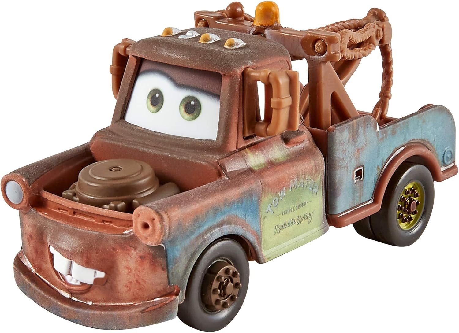 Disney Pixar Cars Radiator Springs 3-Pack with Lightning McQueen, Mater & Sheriff - Die-Cast Vehicle Playset for Kids 6
