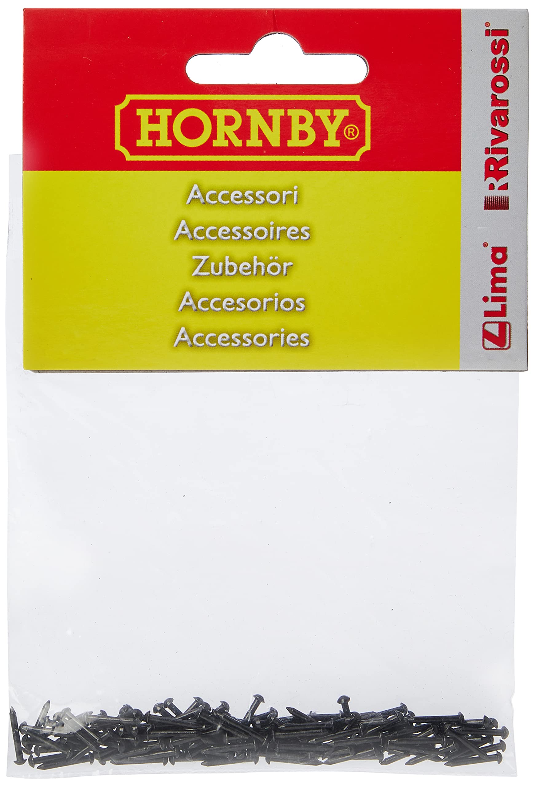 Hornby R207 Replacement Track Pins for OO Gauge Model Railway Sets | Pack of 130 | Plastic 1