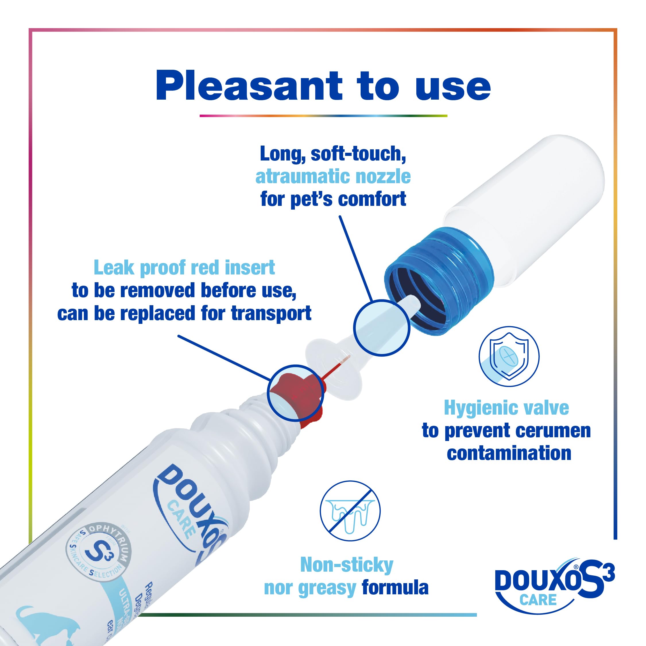 Douxo S3 CARE Ear Cleaner for Dogs & Cats - Gentle Cleansing Formula | 120 ml 4