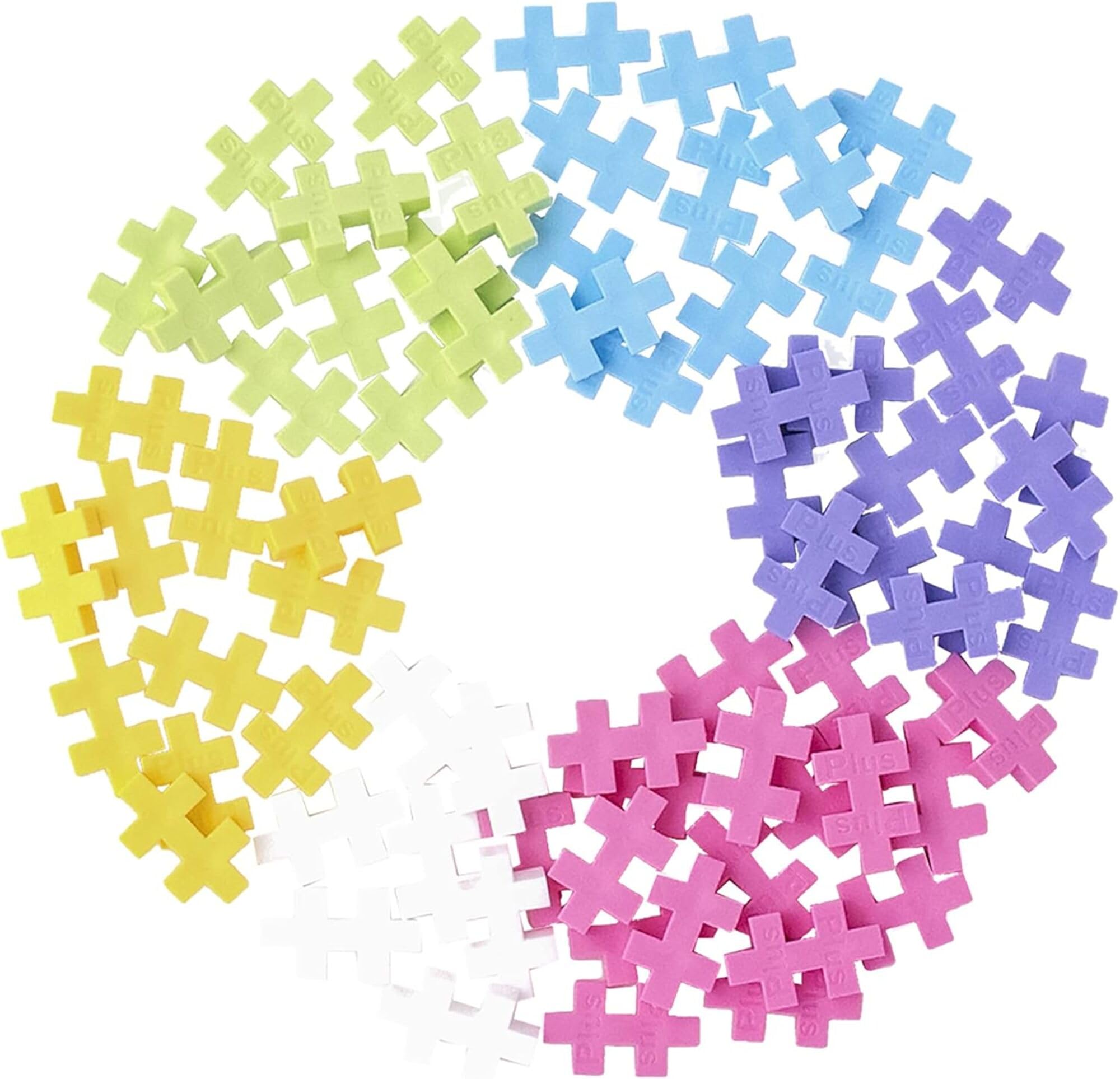PLUS PLUS Building Blocks Set - 240 pcs Creative STEM Toy | Pastel Colors | Ages 5+ 3