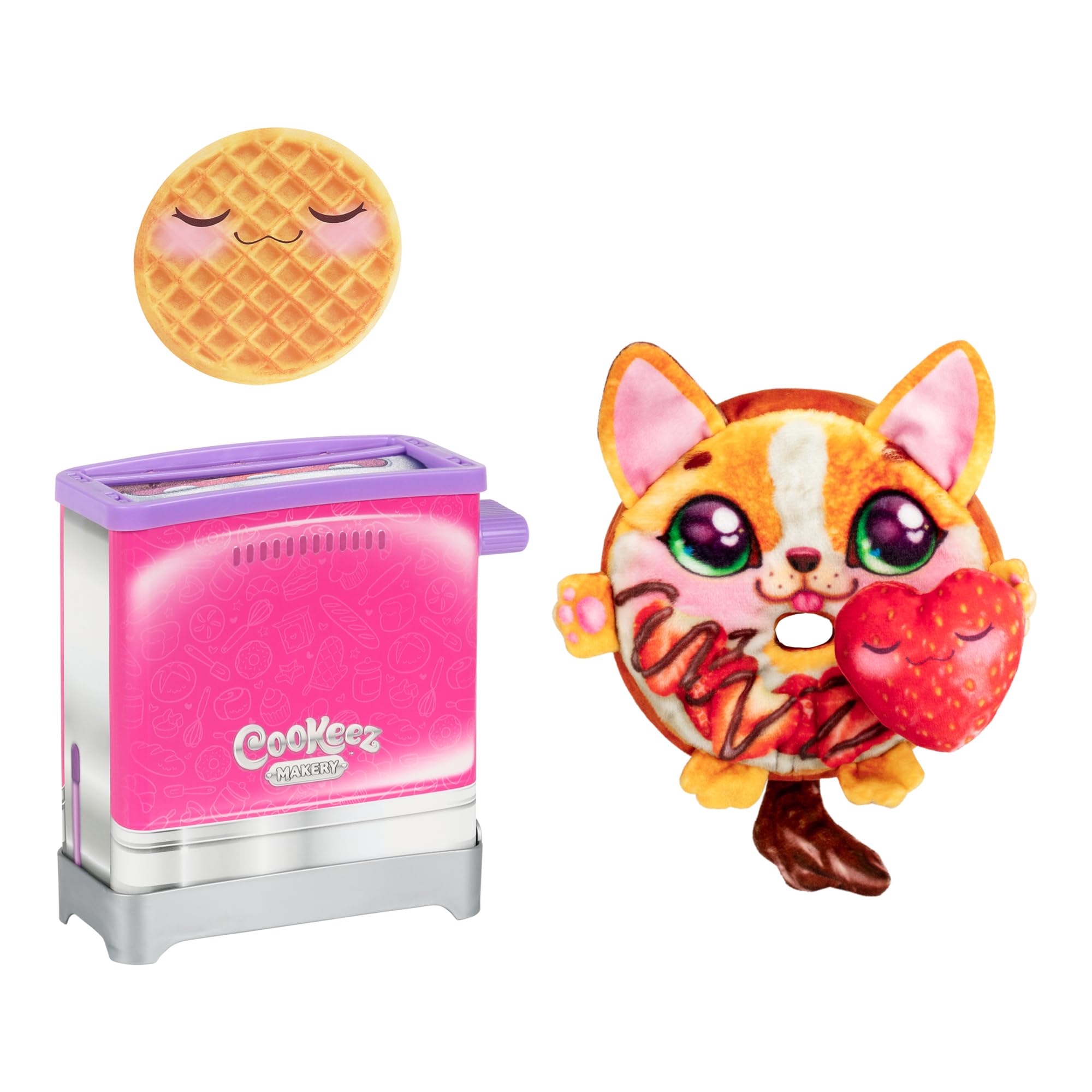 COOKEEZ MAKERY Toasty Treatz Toaster Twin Pack | Squishy Scented Plush Pet | Ages 5+ 6