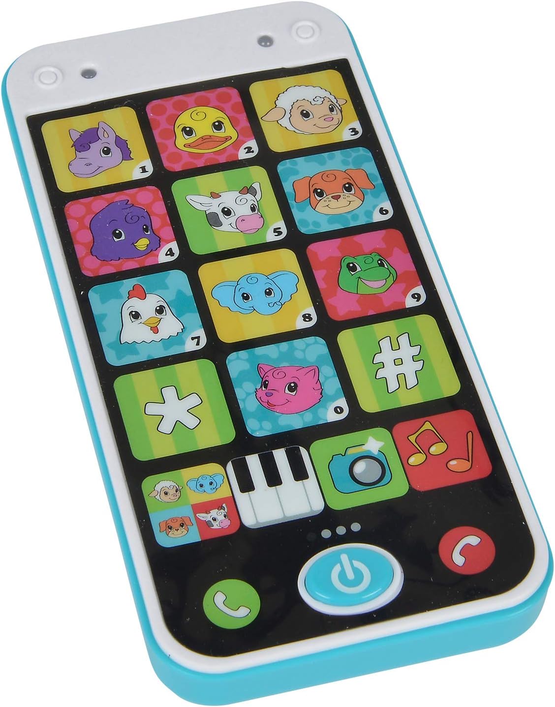 ABC Smart Phone Toy - Lights Up & 25+ Sounds for Toddlers 12-36 Months