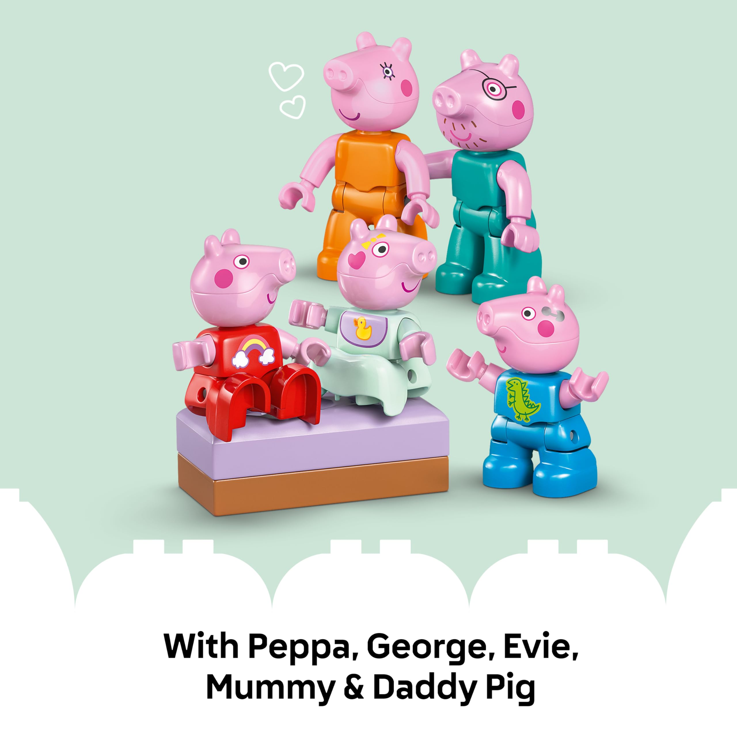 LEGO DUPLO Peppa Pig Family House Building Set 10467 | Ages 2+ 6