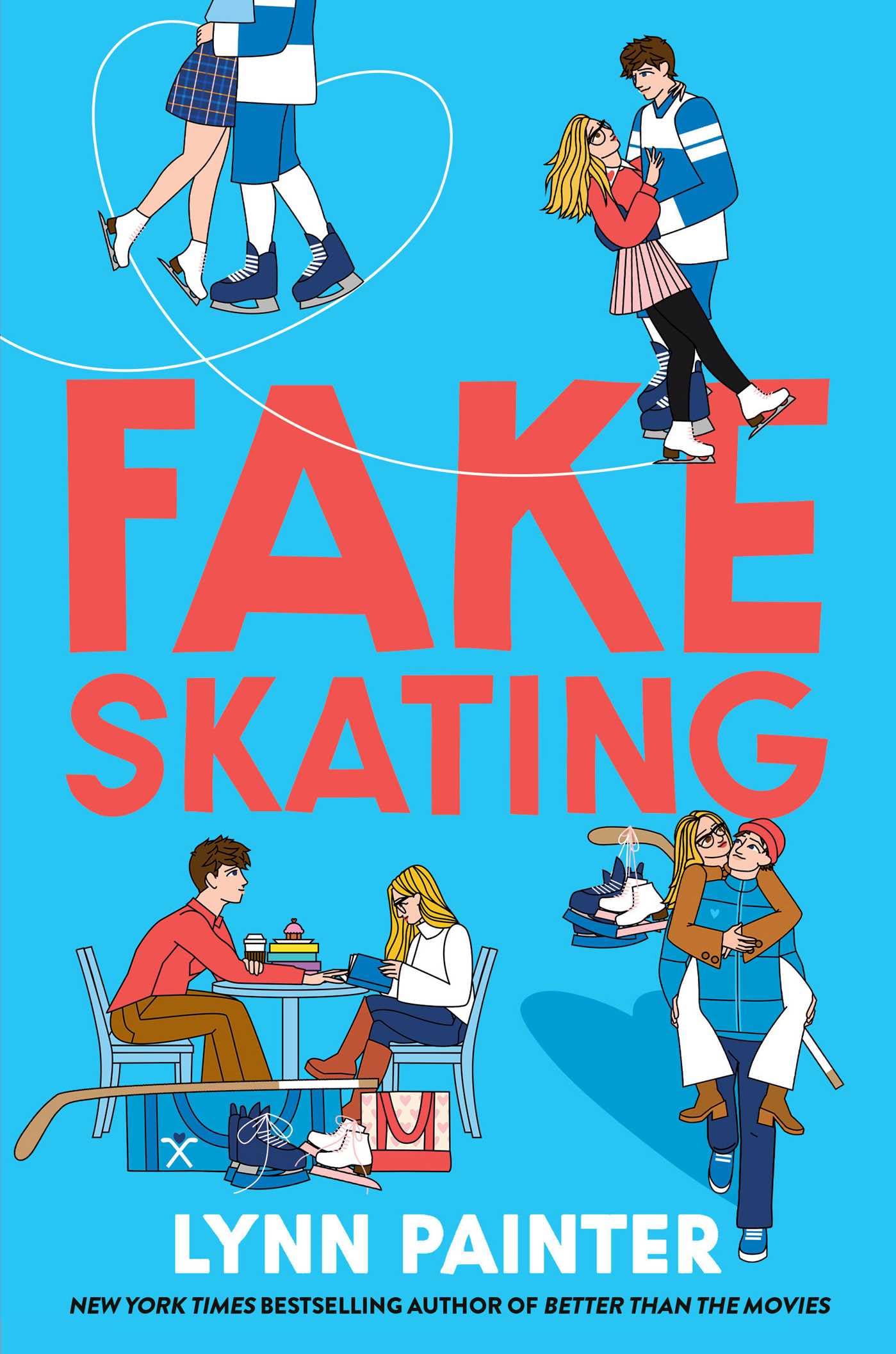 Fake Skating by Lynn Painter | Young Adult Winter Sports Fiction | Paperback