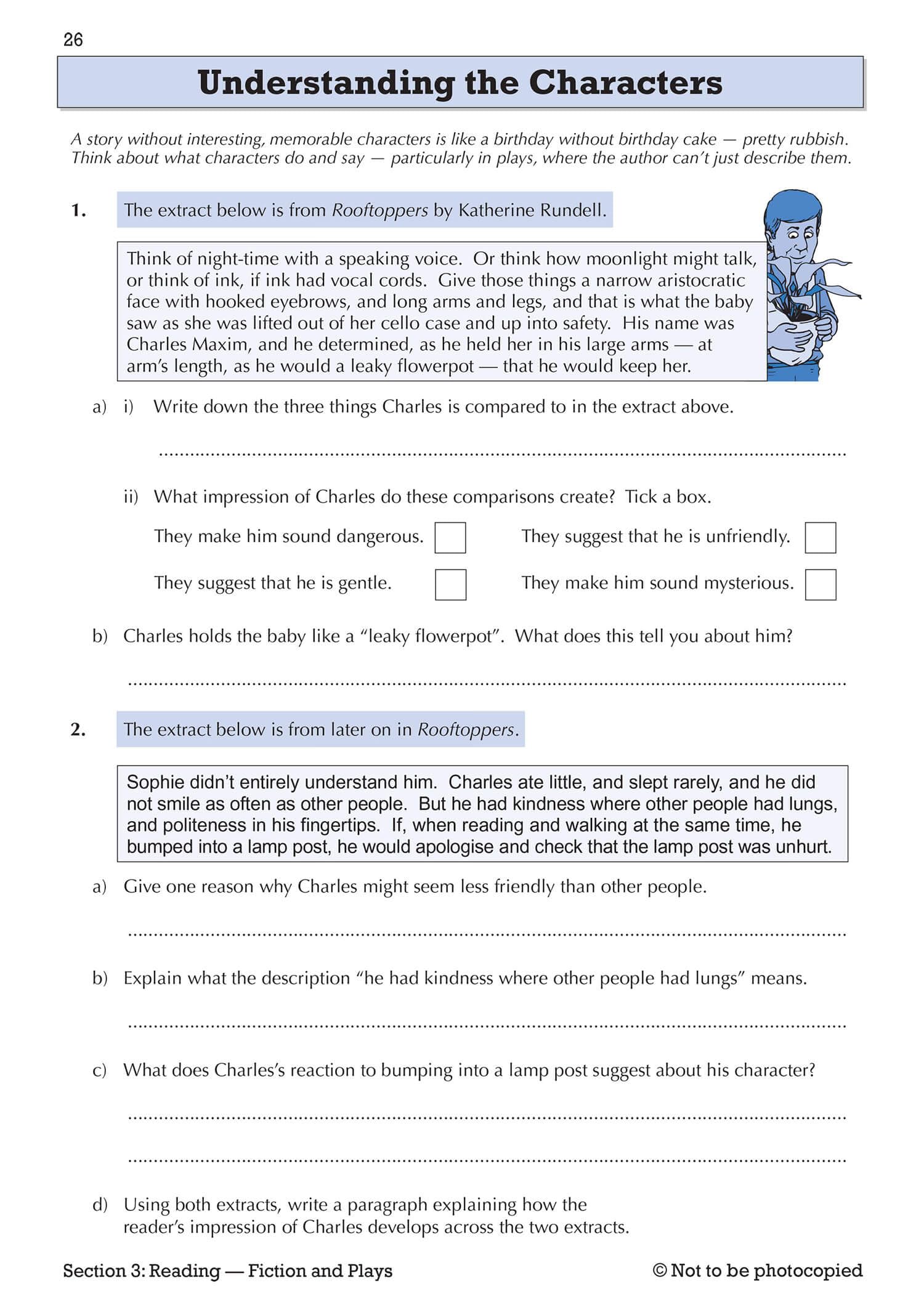 CGP Targeted Workbook - KS3 English Year 7 Practice Questions & Answers | Paperback | 2021 3
