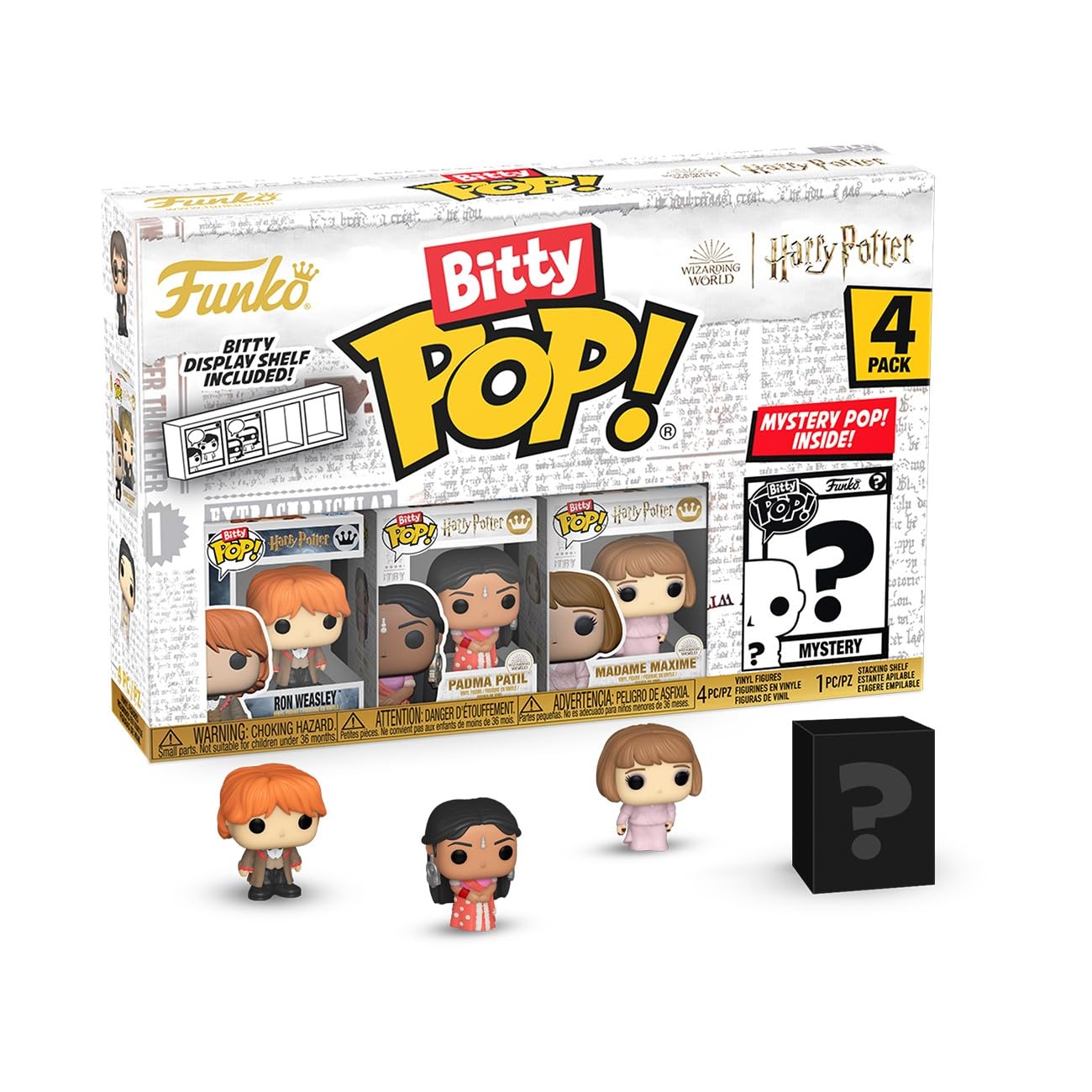 Funko Bitty Pop! Harry Potter - Ron Weasley 4-Pack with Mystery Mini Figure 9