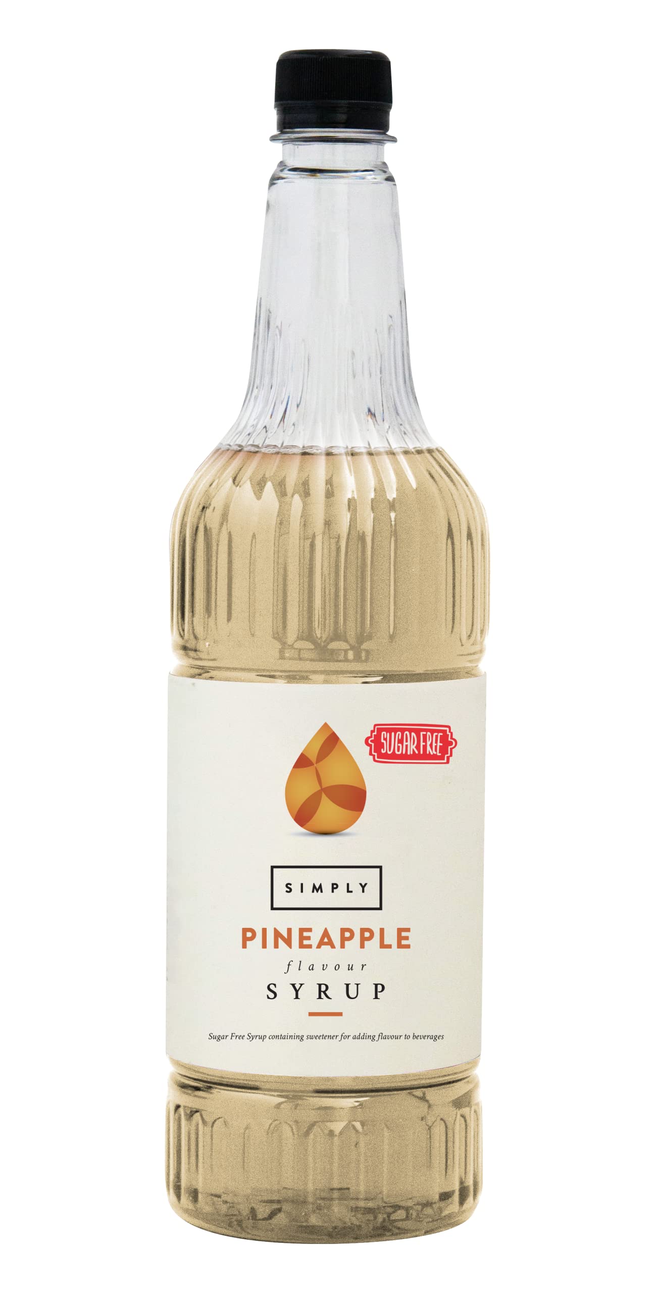 Simply Sugar Free Pineapple Syrup - Low Calorie, Vegan, Nut Free | 1 L 1