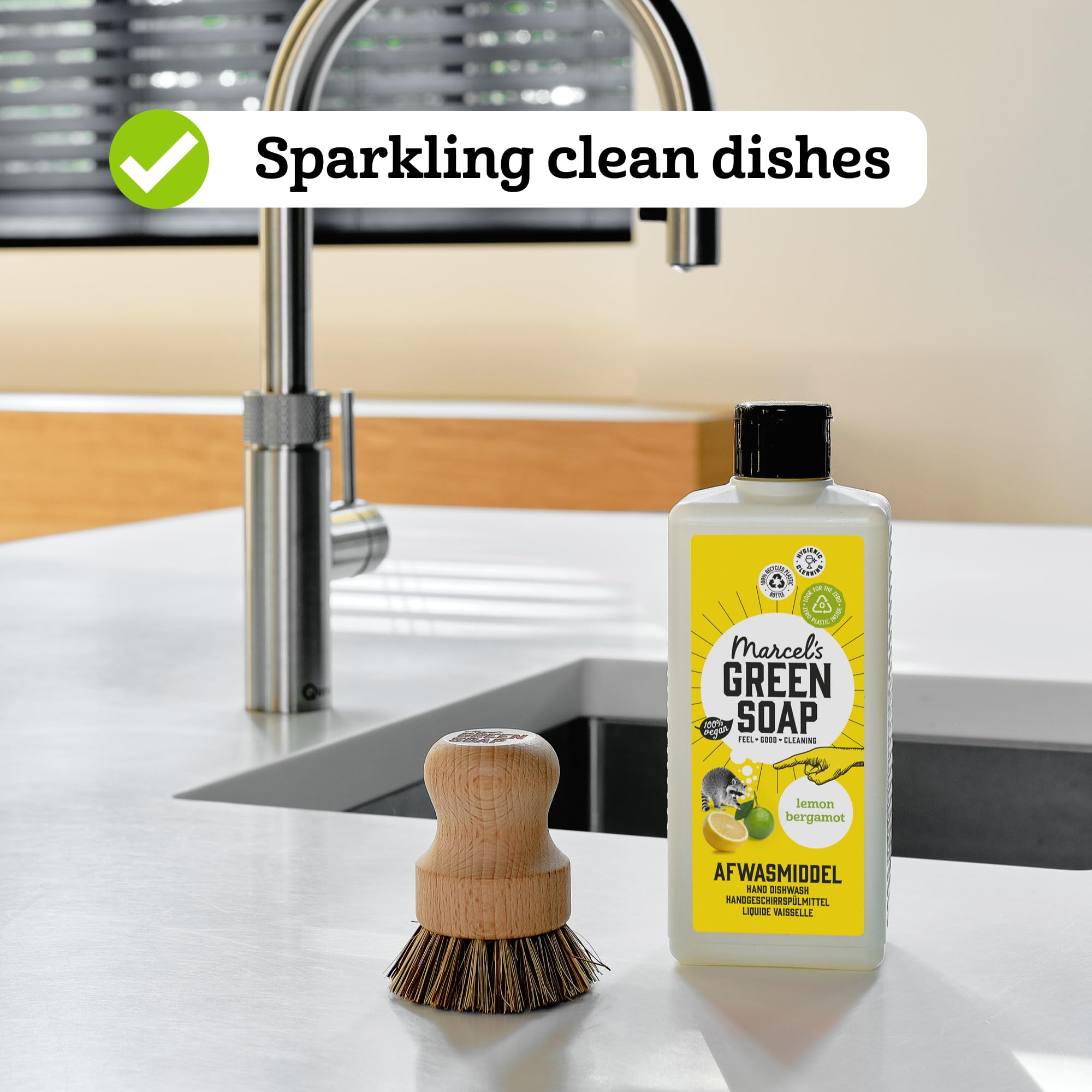 Marcel's Green Soap - Washing-up Liquid Lemon & Bergamot Refill (1L) 6