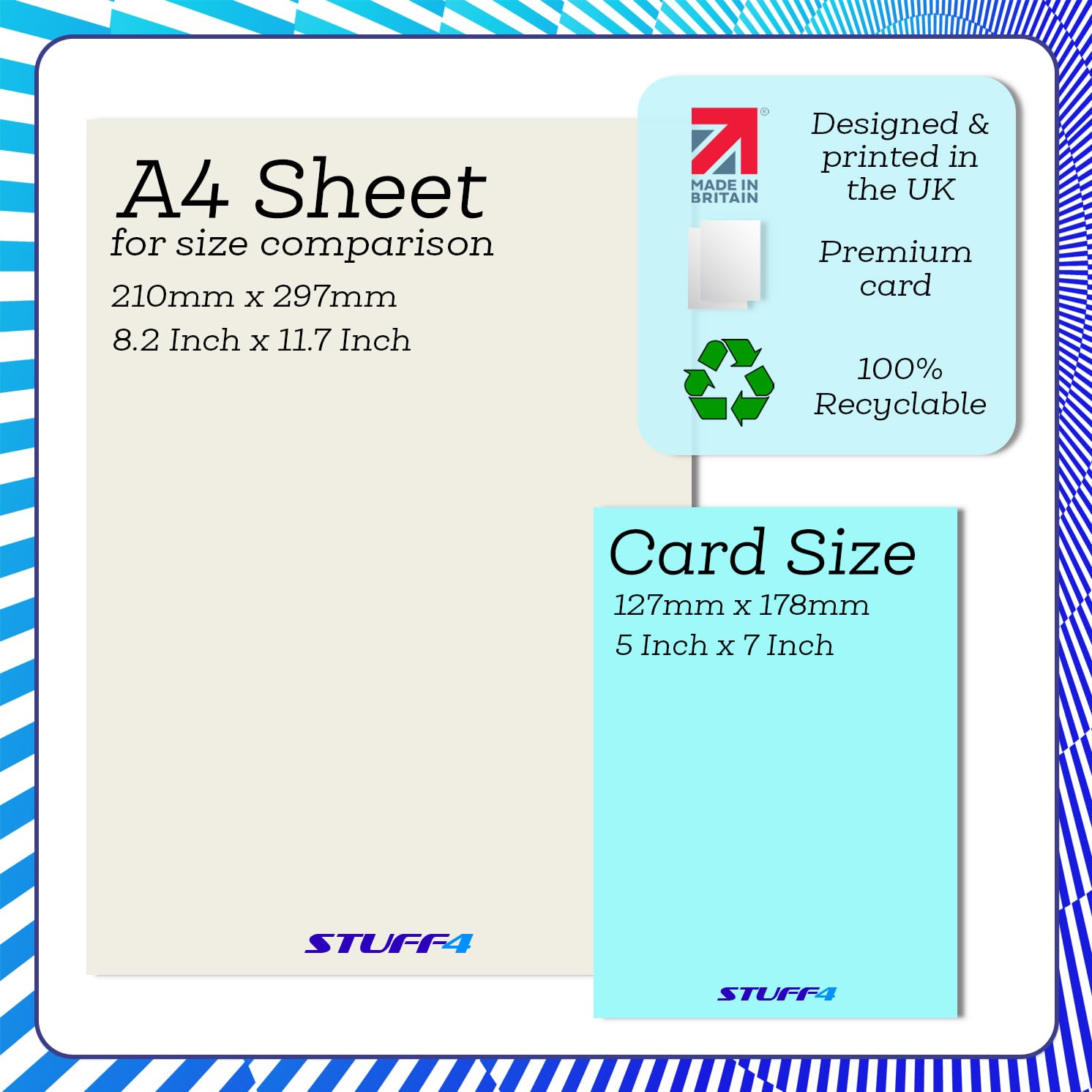 Stuff4 10th Anniversary Card for Women Men - Vintage Newspaper Married in 2016, 5x7 Inch Greeting Card 6