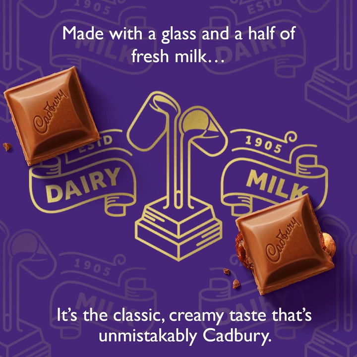 Cadbury Dairy Milk Chocolate Little Bars, 18g (Pack of 4)