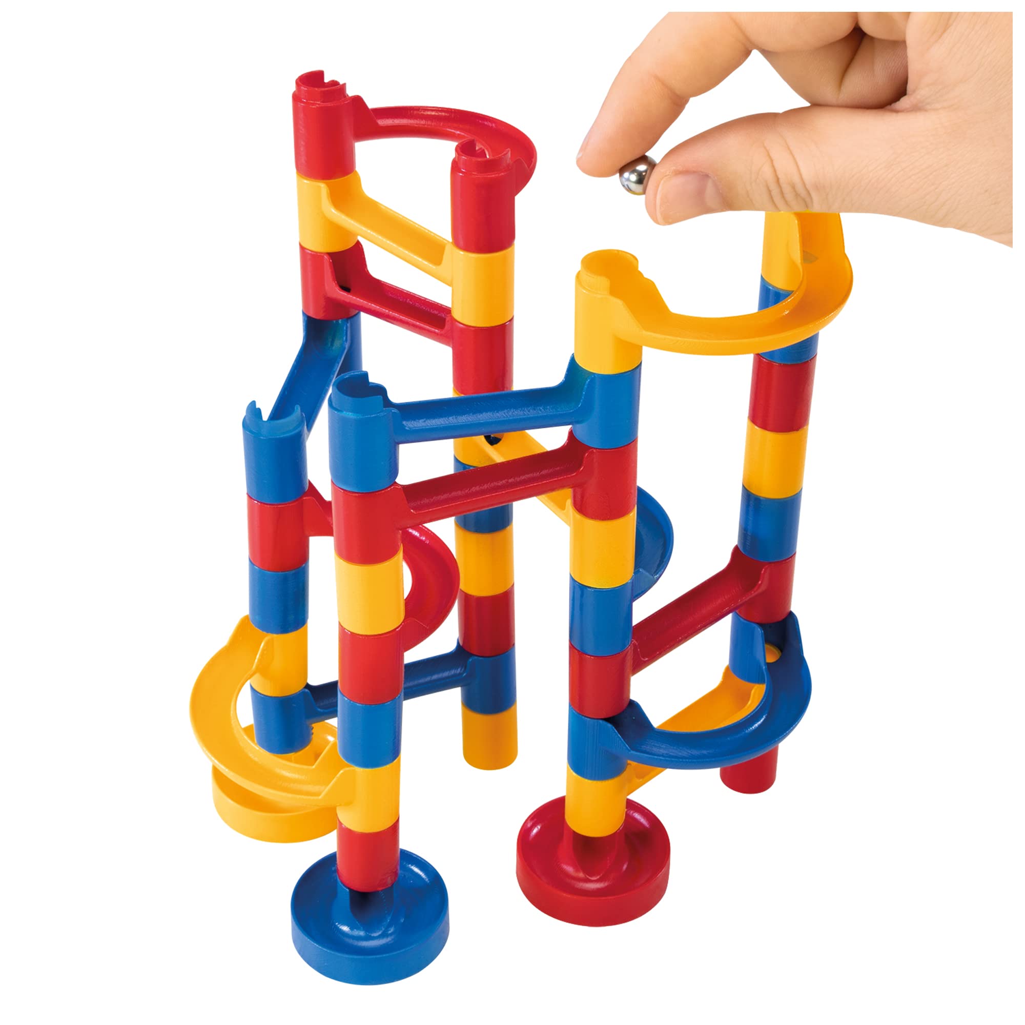 Galt Mini Marble Run - Build & Race STEM Toy for Kids 5+ | 40 Pieces | Plastic 4