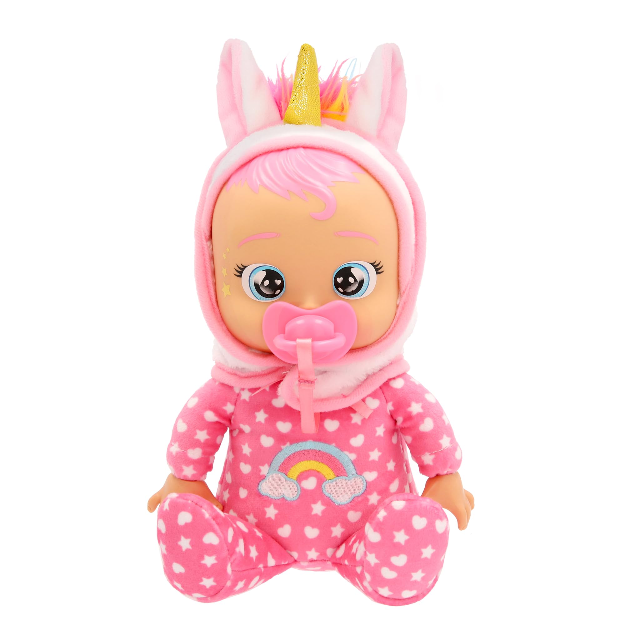 IMC TOYS CRY BABIES Dreamy Soft Newborn Plush Doll | Cries Real Tears | Ages 3+