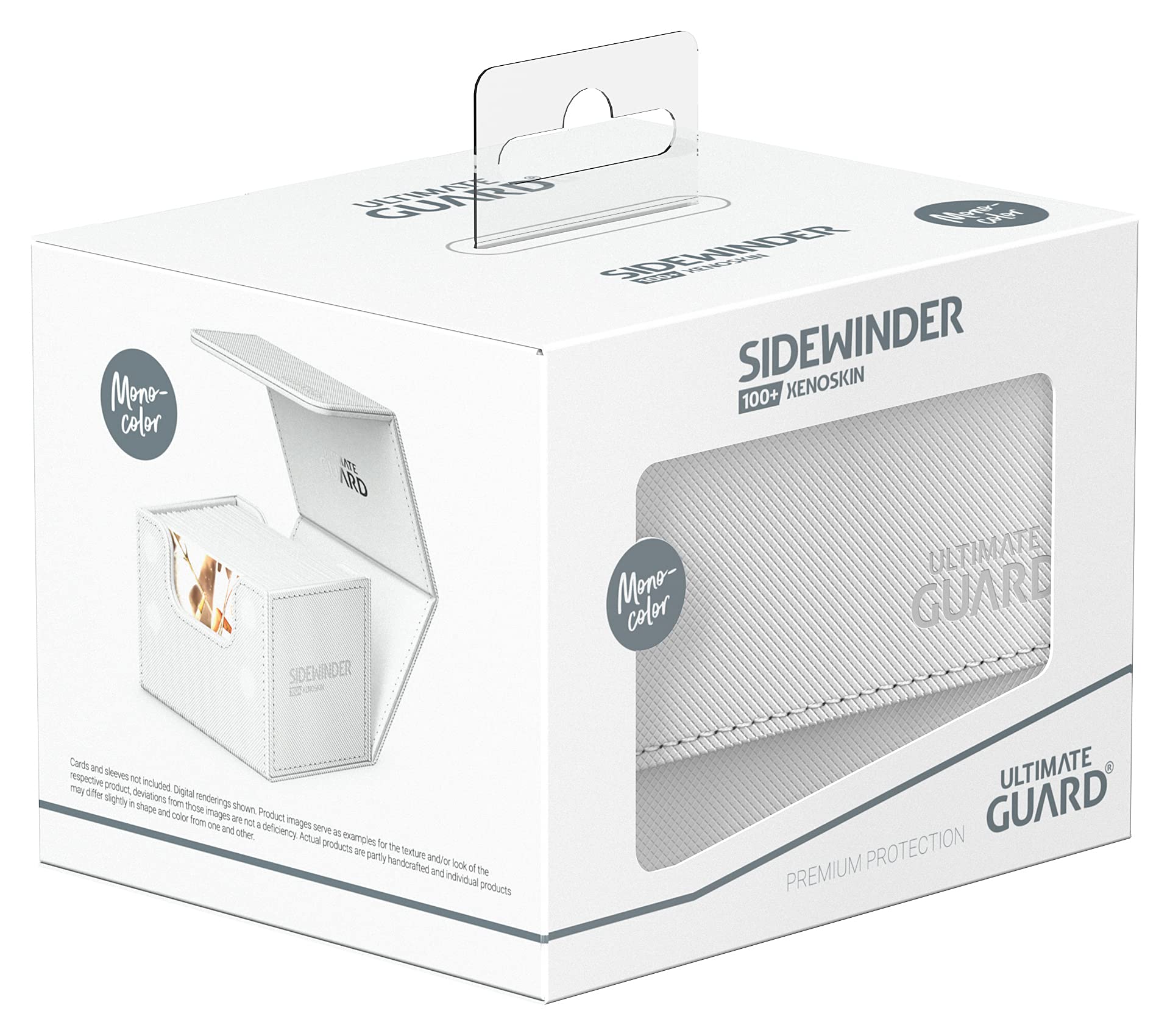 Ultimate Guard Sidewinder 100+ XenoSkin Card Box - White | Holds 100 Double-Sleeved Cards 6