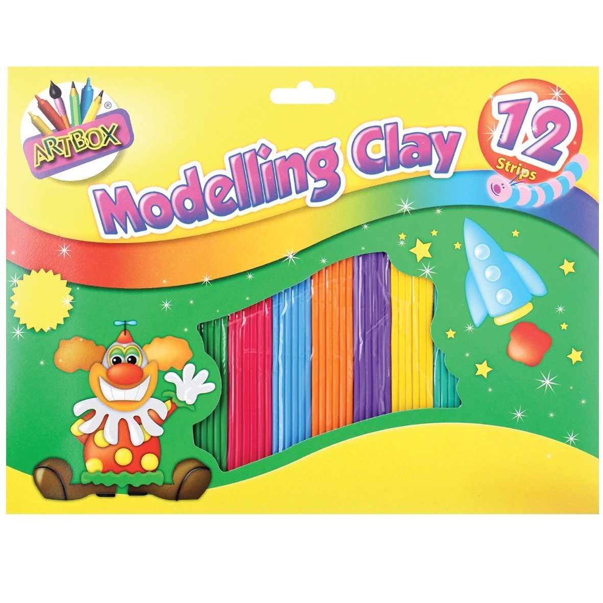 THE ART BOXARTBOX Medium Modelling Clay (Strip of 12) (Package may vary) 2