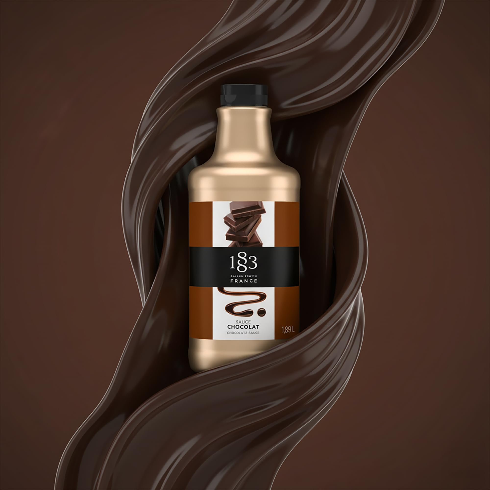 1883 Maison Routin Chocolate Sauce - Rich Cocoa Blend | 500ml Squeezable Tube 5