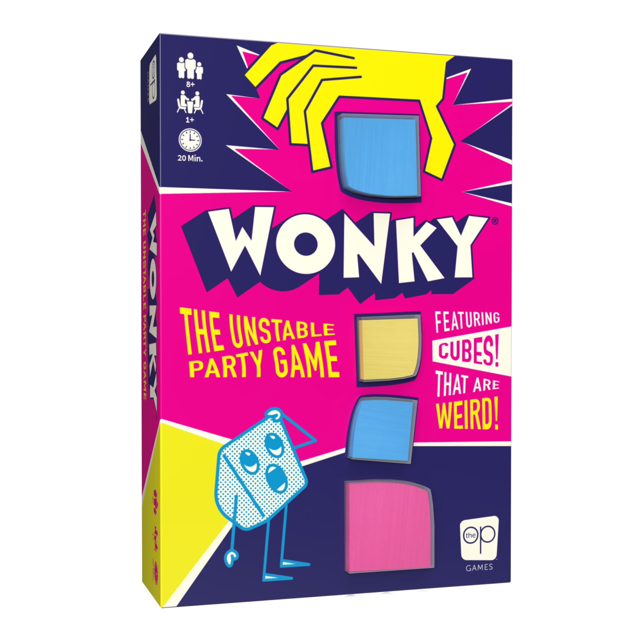 USAopoly Wonky Stacking & Balancing Game | Multicolor Cardboard | Ages 8+ 1