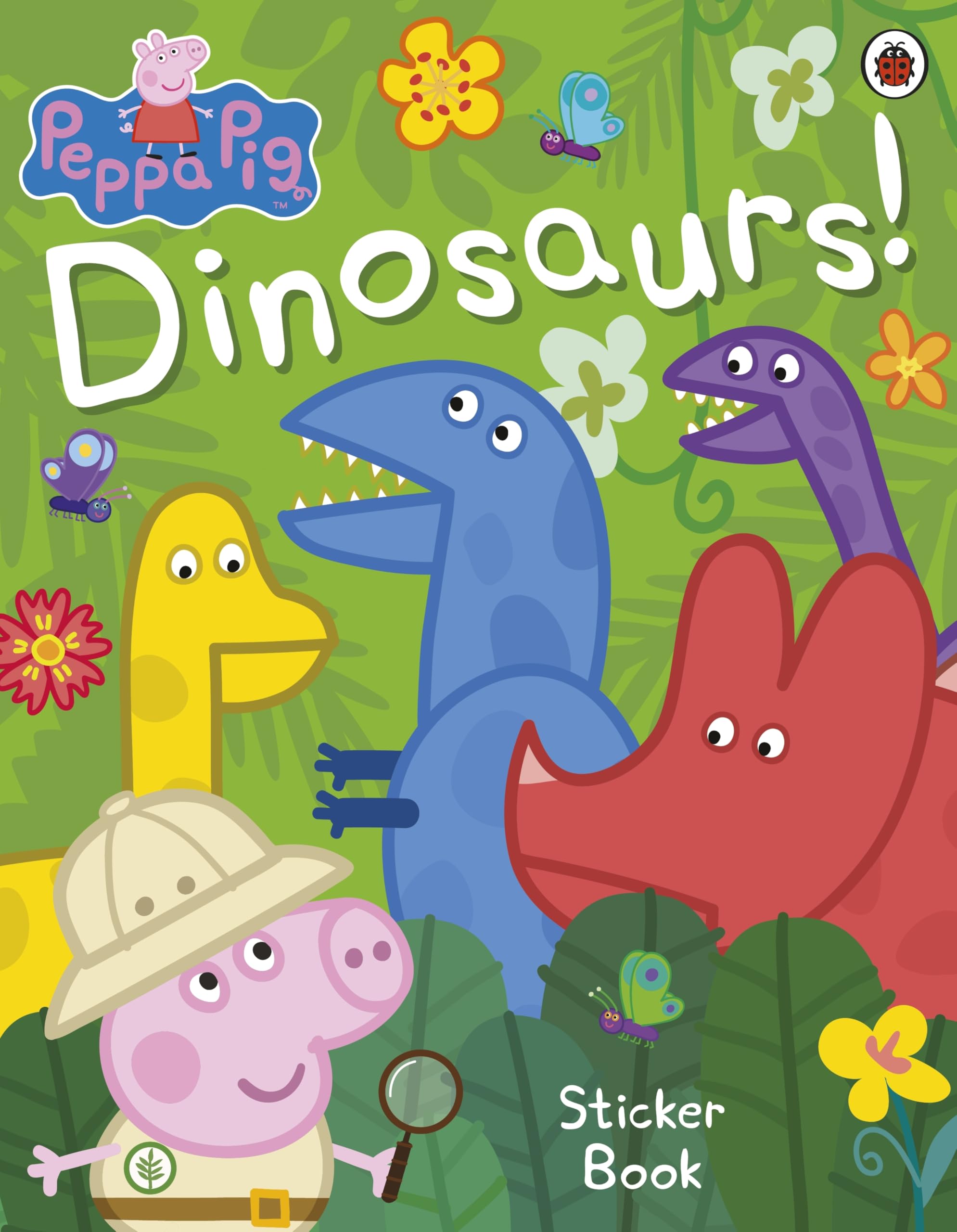 Ladybird Peppa Pig: Dinosaurs! Sticker Book - Ages 2-3 | 24 Pages | English