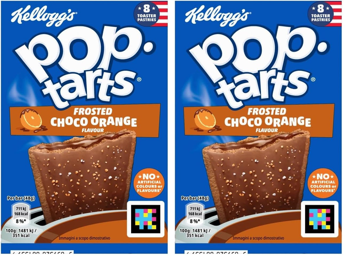 Pop Tarts Frosted Choco Orange Toaster Pastries - 2 Pack
