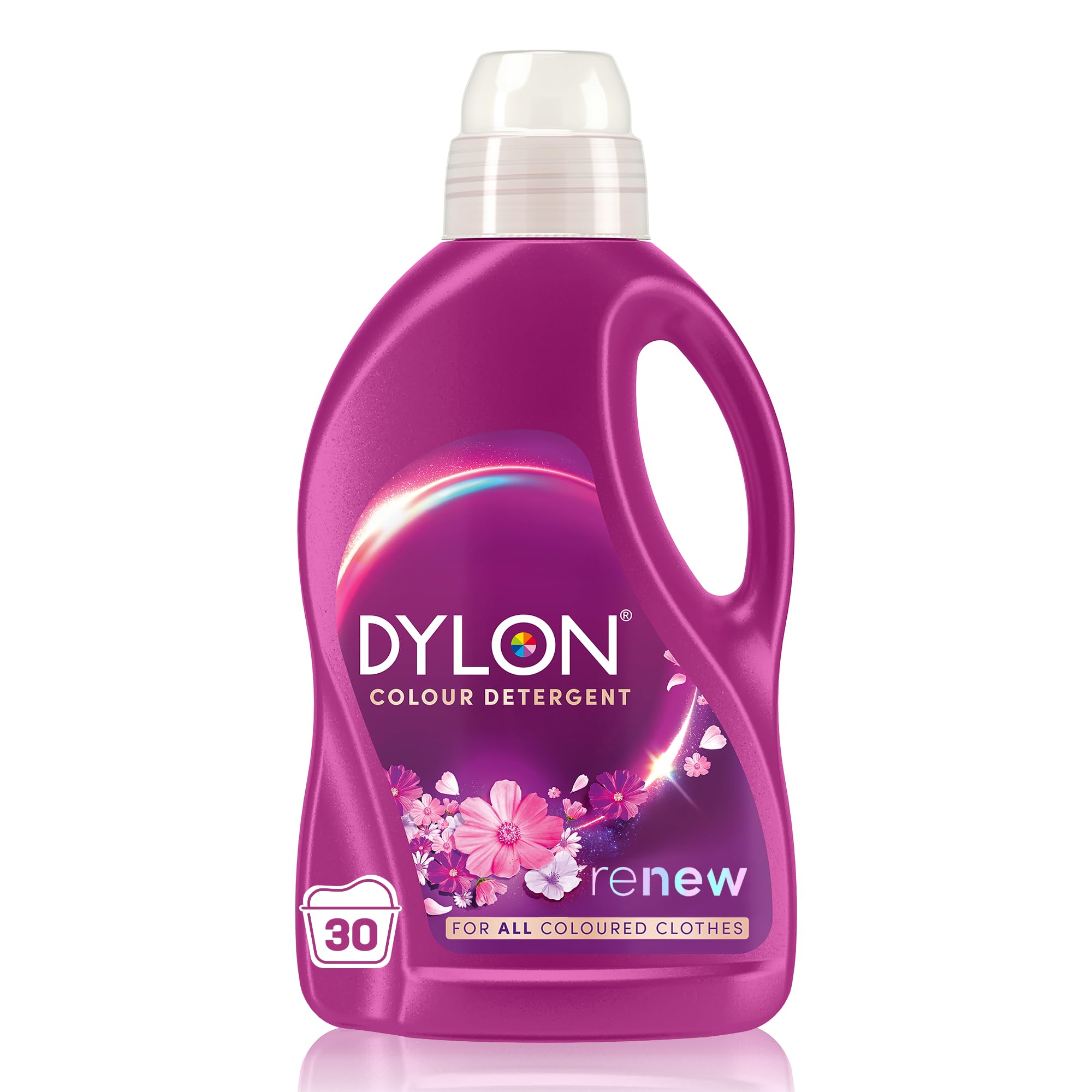 Dylon Blossom Liquid Laundry Detergent - Revitalises Colours & Renews Fibres | 30 Wash Loads | 1.5L 1