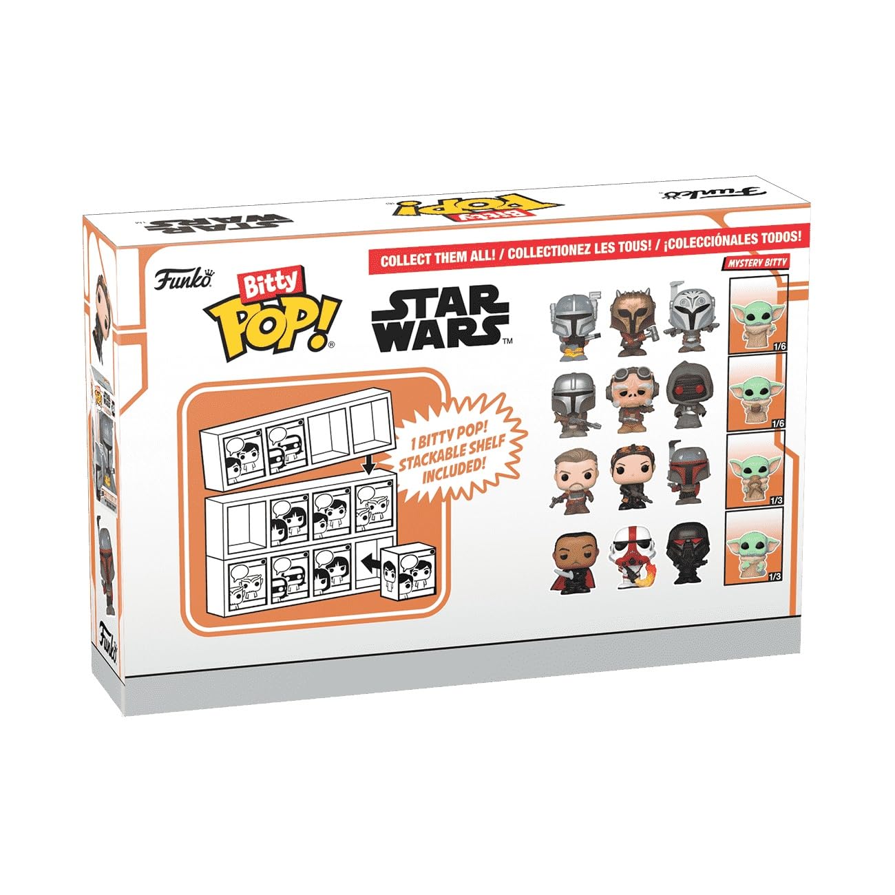 Funko Bitty Pop! The Mandalorian - Moff Gideon & Incinerator Stormtrooper 4-Pack | Vinyl Collectible Figures 4